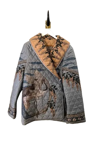 Sabina Savage "The Song Deer" Quilted Jacket Coal