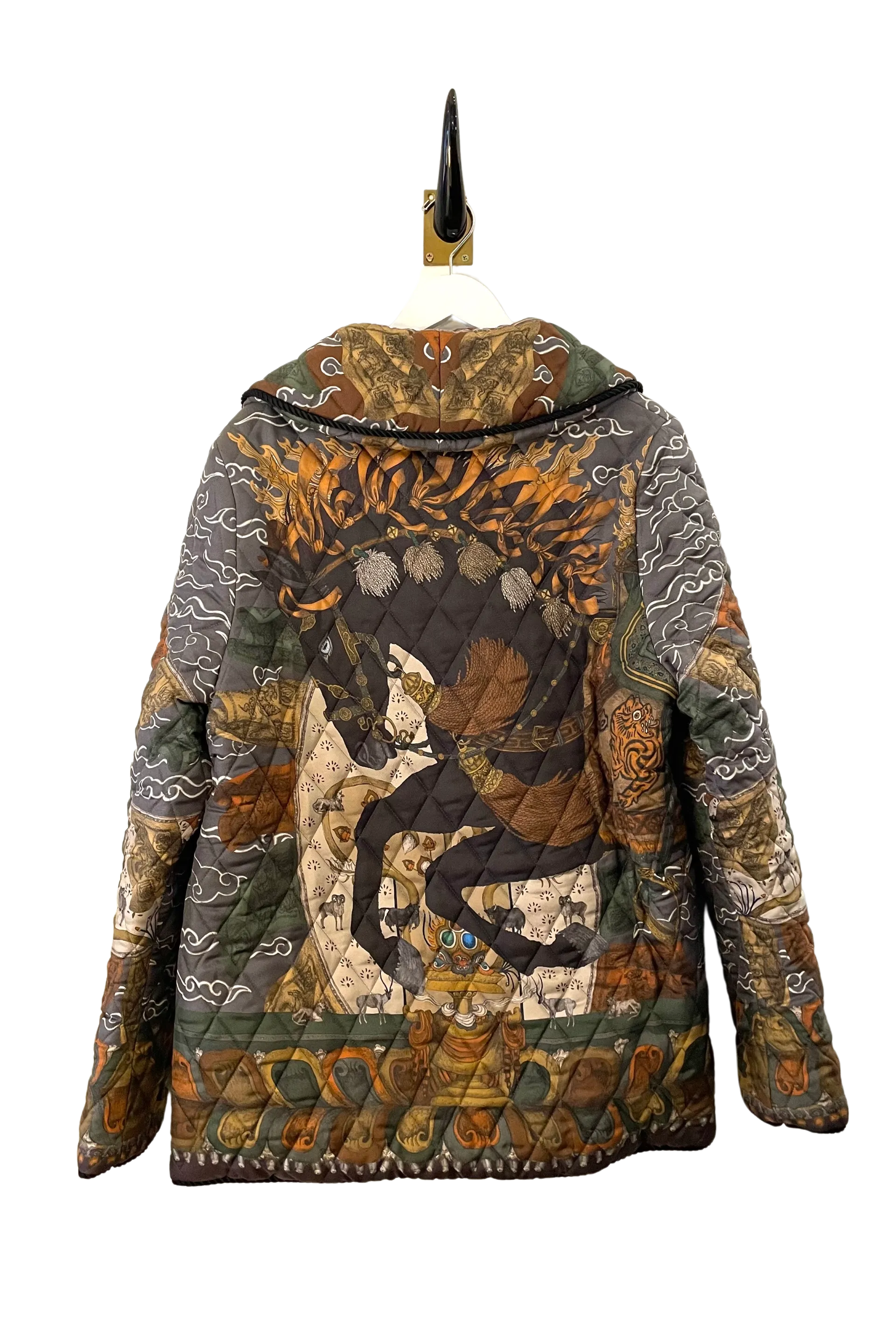 Sabina Savage "The Wind Horse" Quilted Jacket Coal