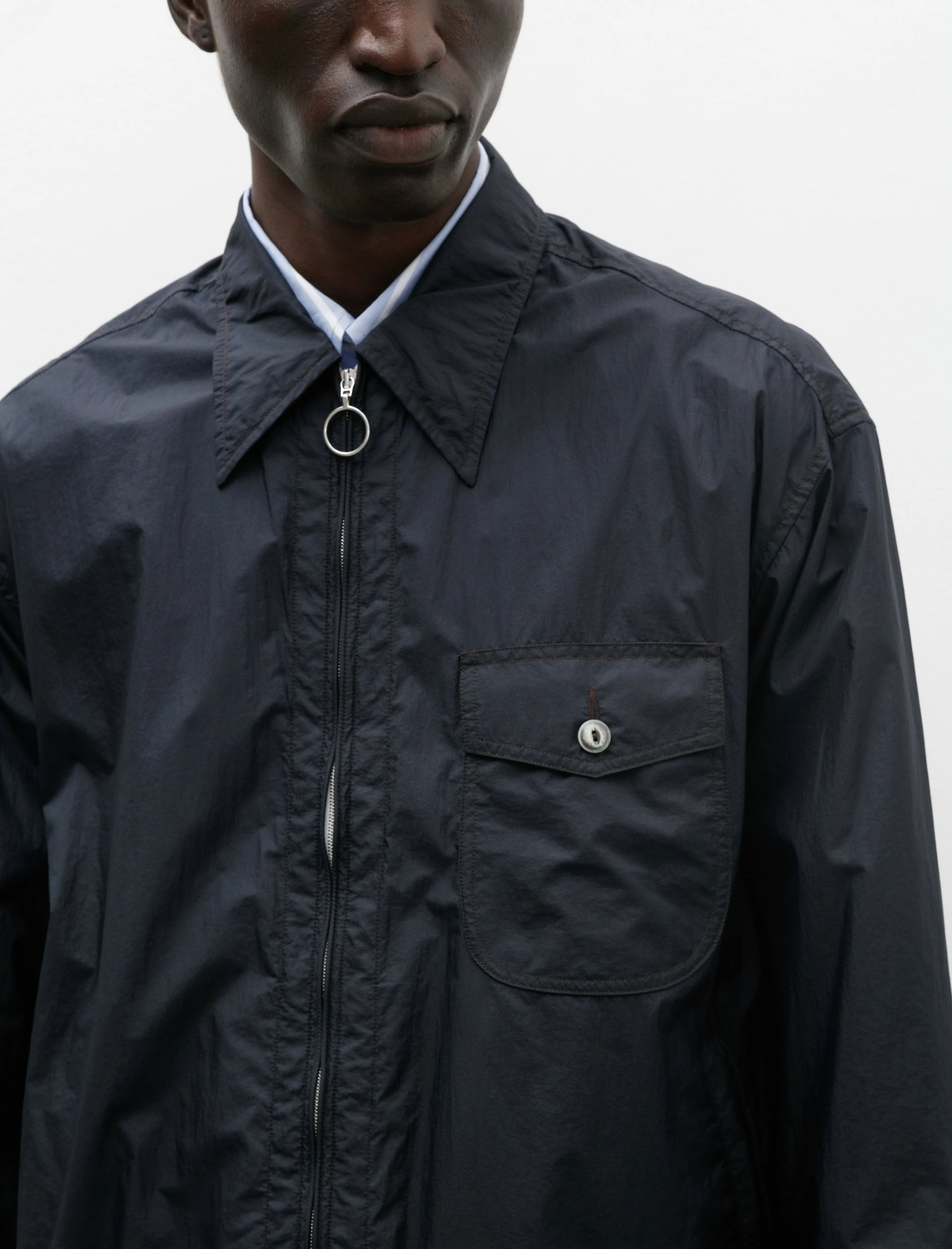 Shell Blouson Navy