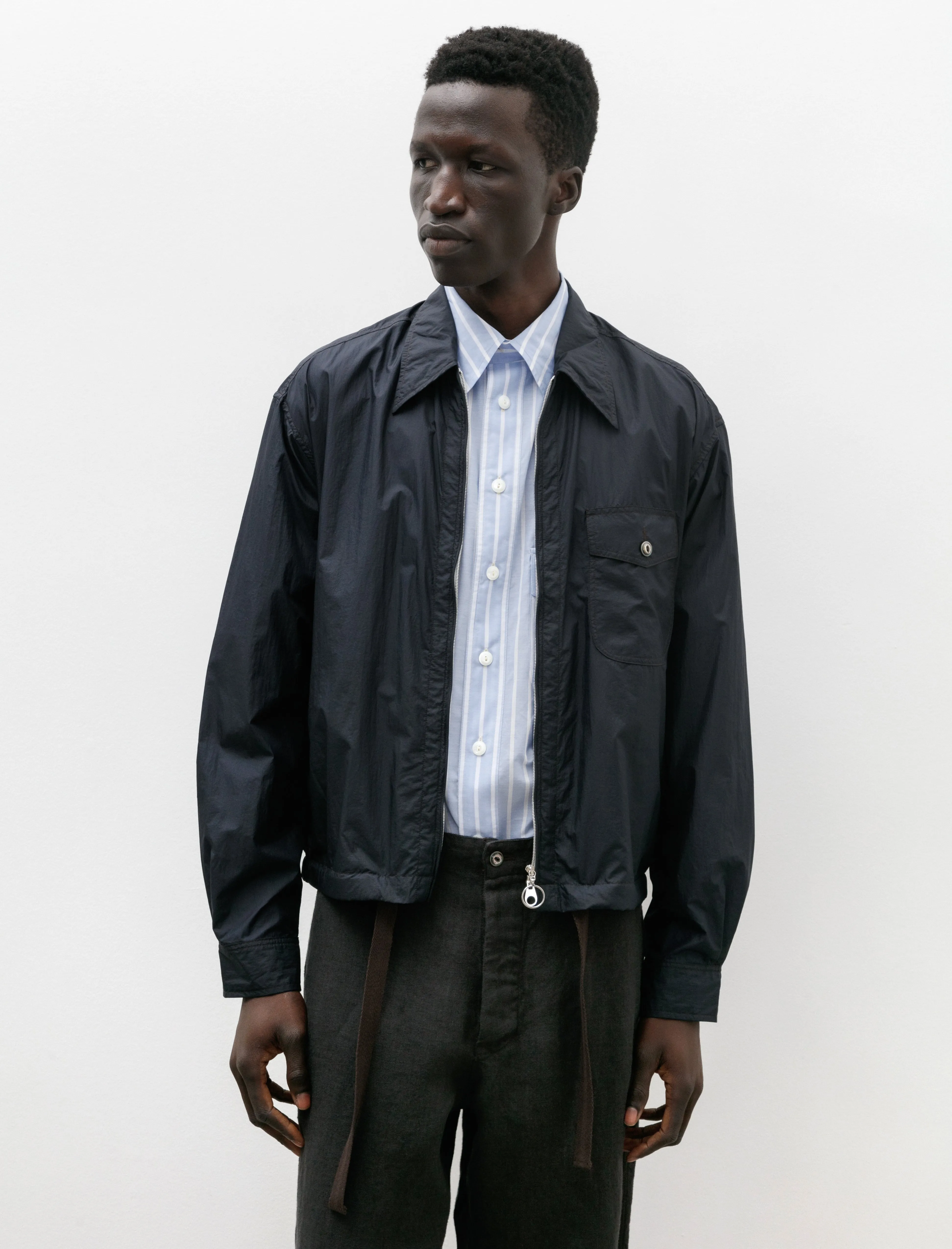 Shell Blouson Navy