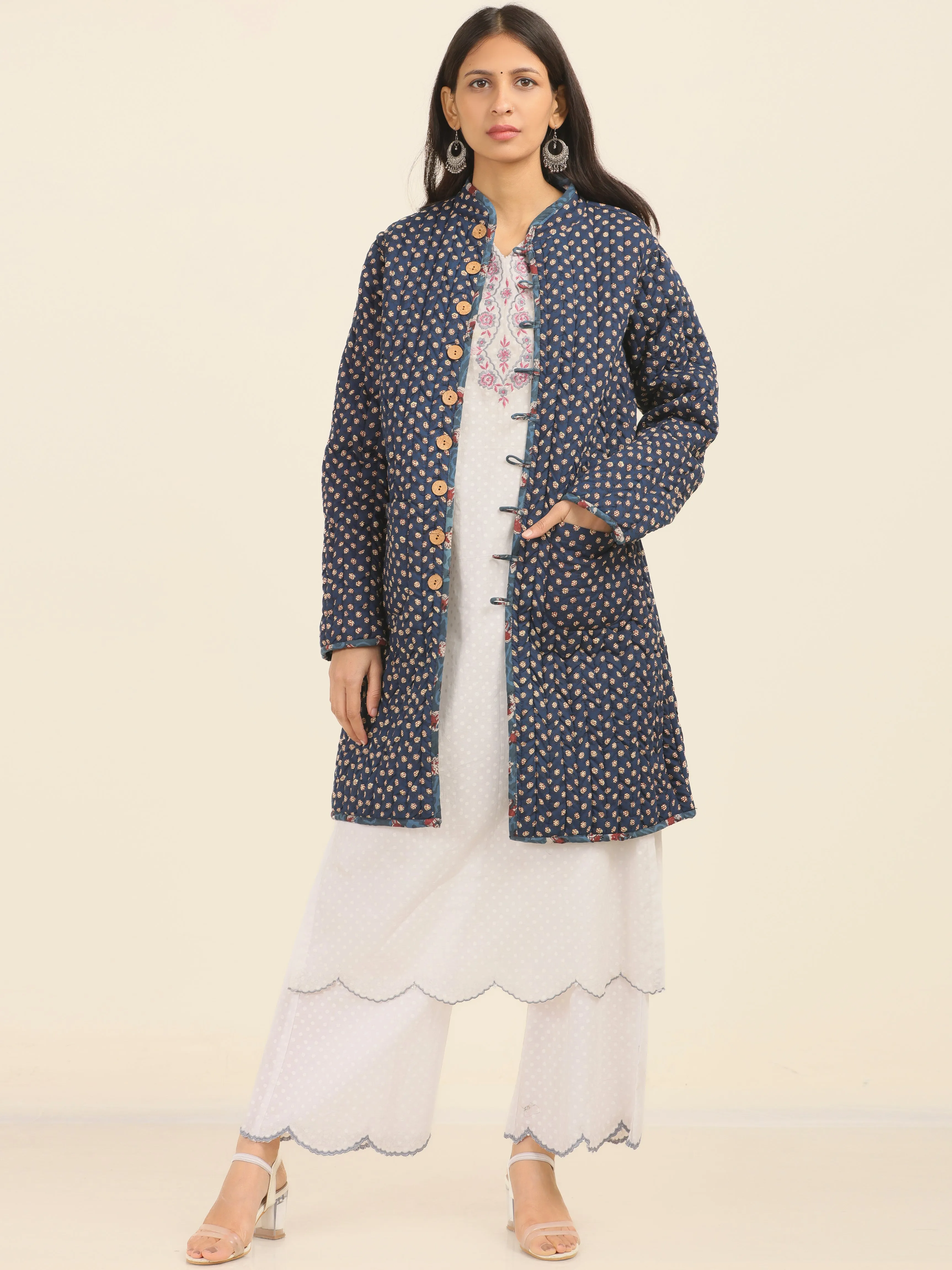 Shishir Uma Quilted Reversible Jacket