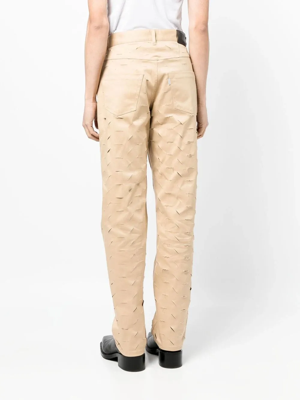 Slashed Chino Trousers