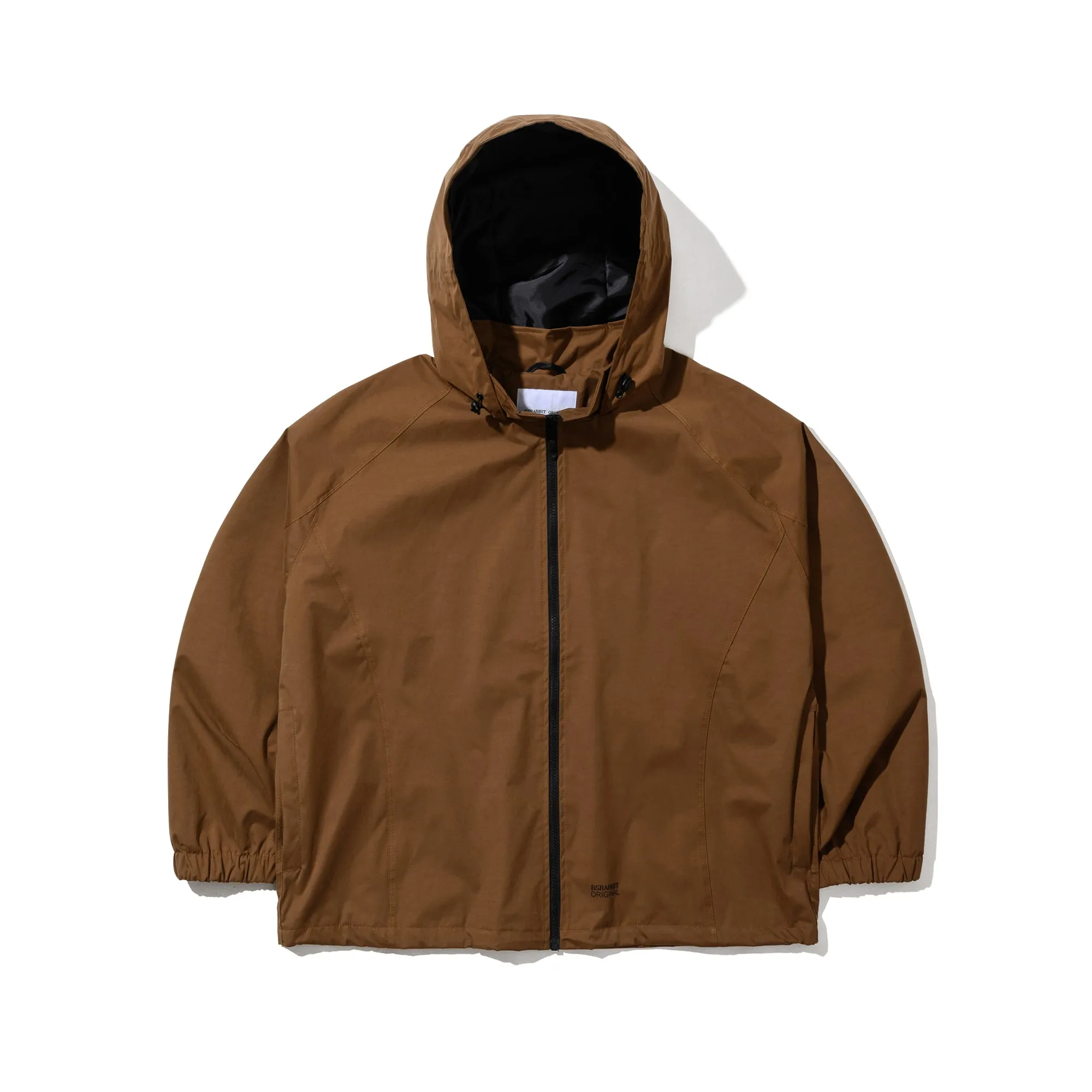 SOFT PEACH HOODED JACKET LIGHT BROWN