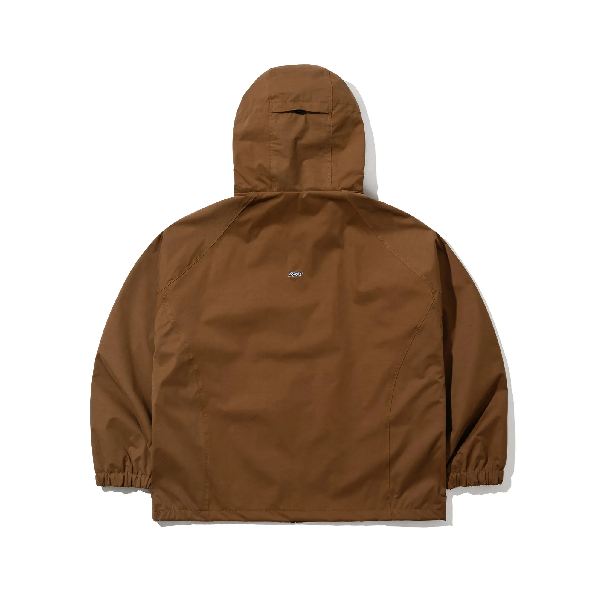 SOFT PEACH HOODED JACKET LIGHT BROWN