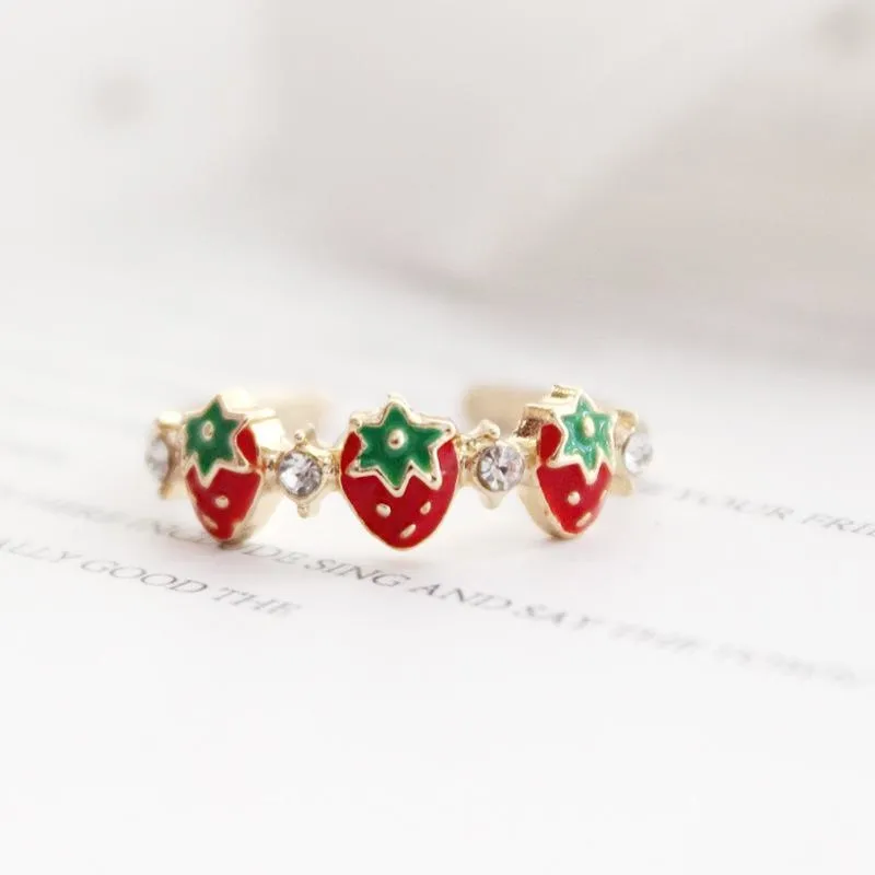 Strawberry Babe Ring