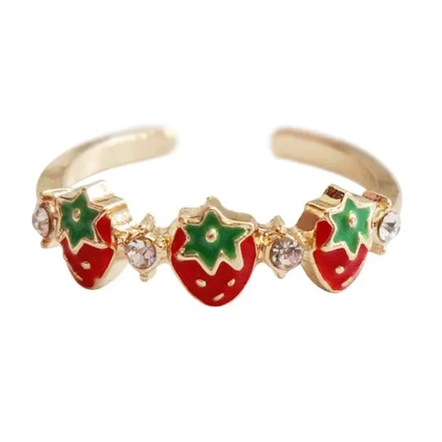 Strawberry Babe Ring