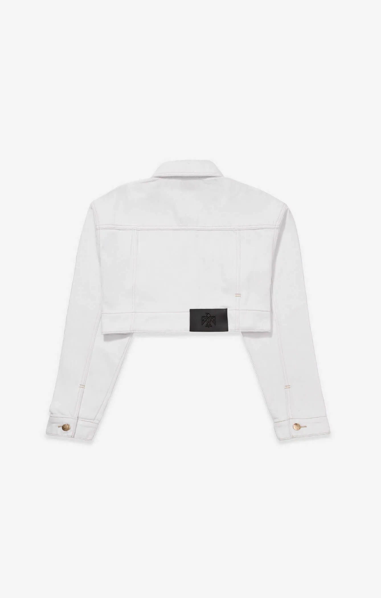 THE BOX CROP JACKET - CRISP WHITE