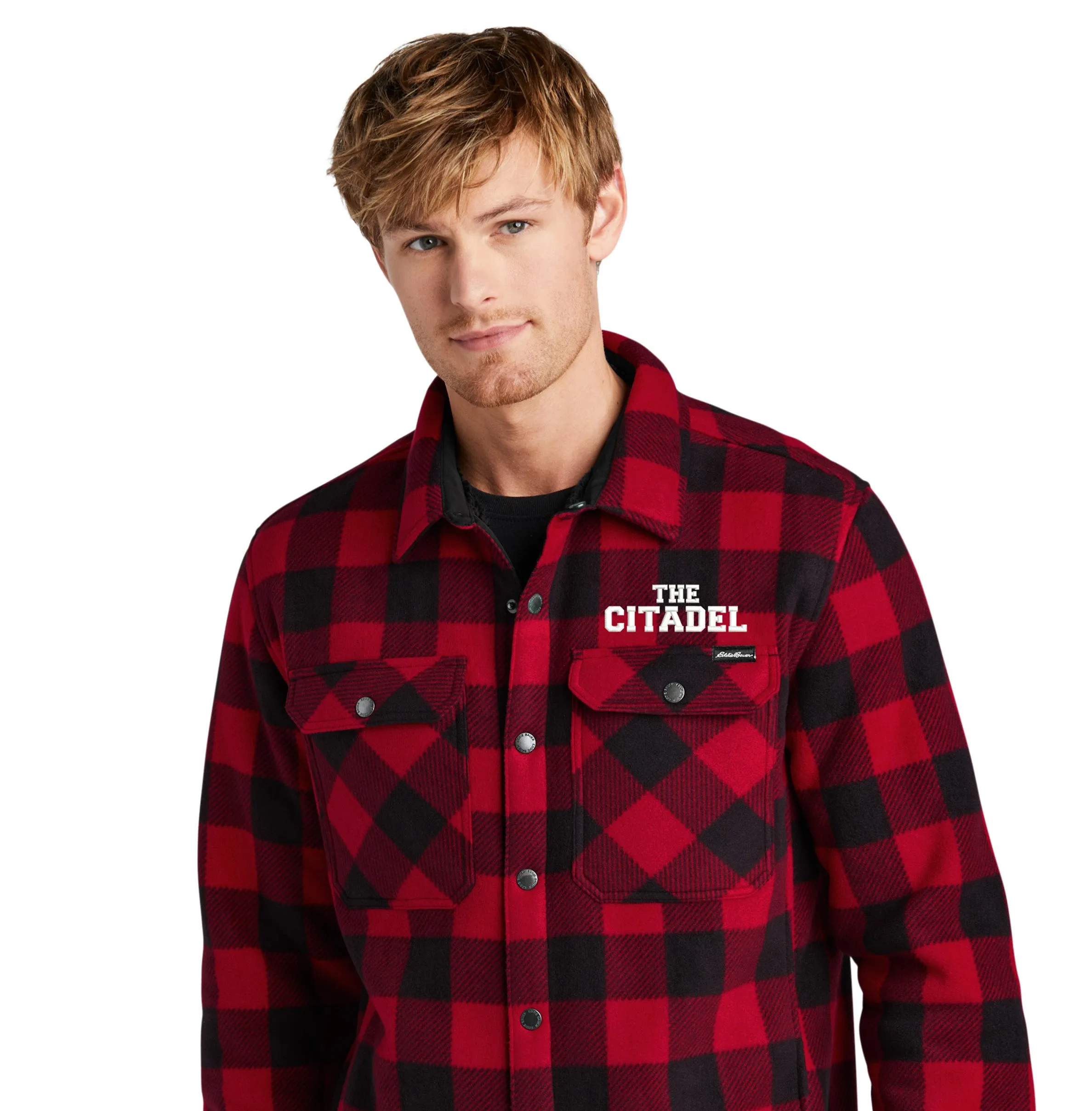 The Citadel, Eddie Bauer® Woodland Shirt Embroidered Jacket