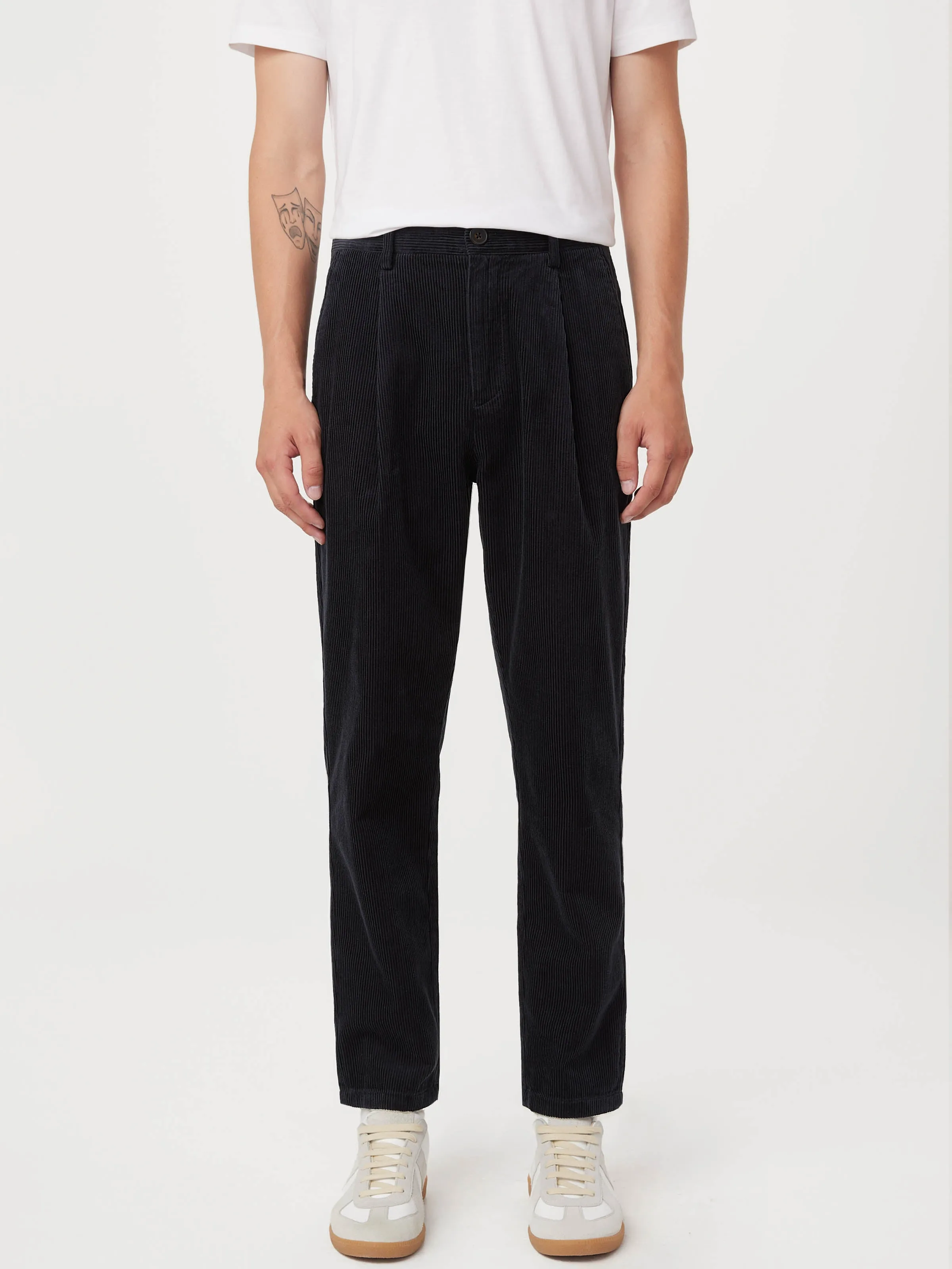 The Jamie Tapered Corduroy Pant in Deep Blue