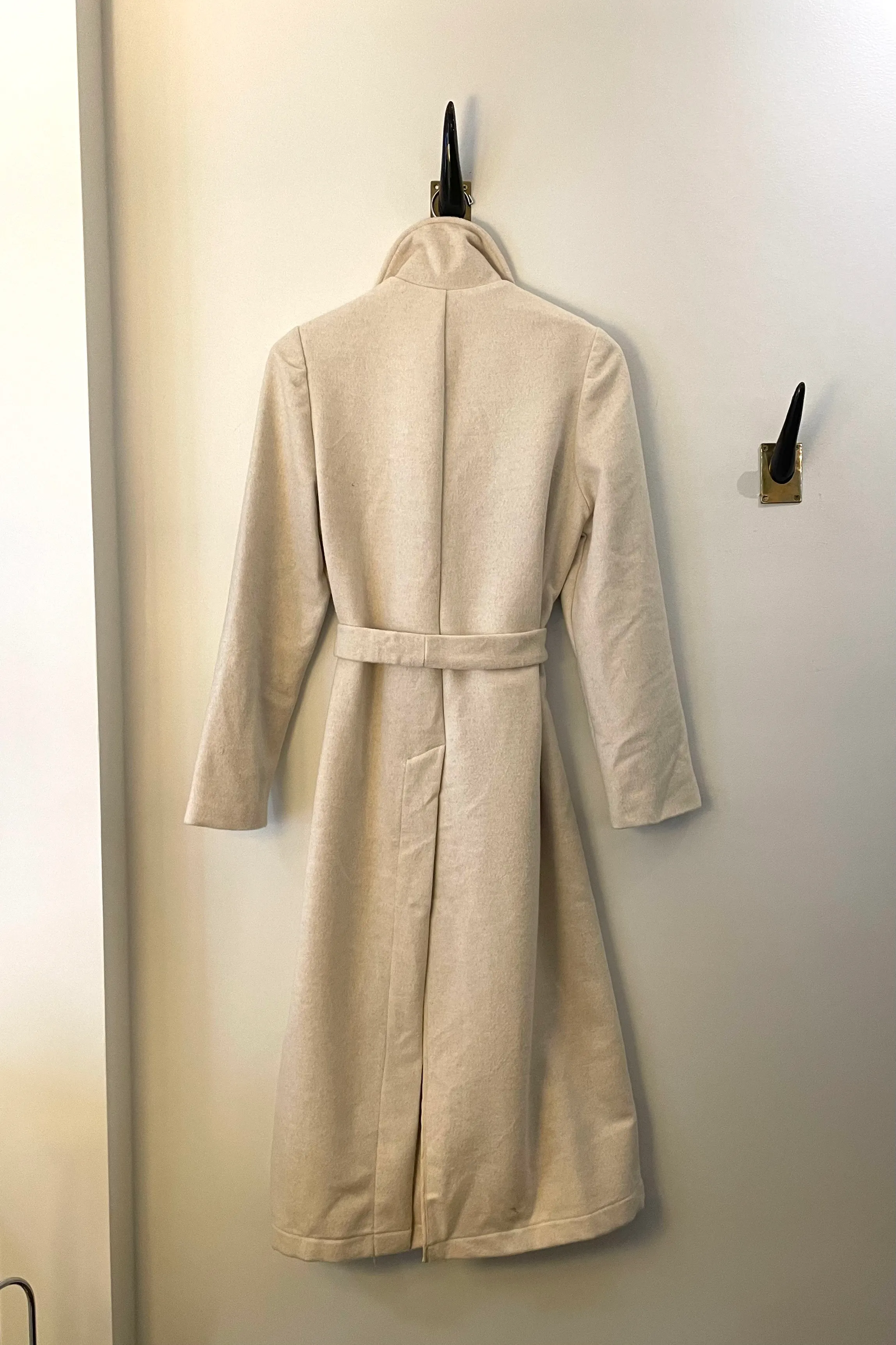 The Long Coat in Ivory