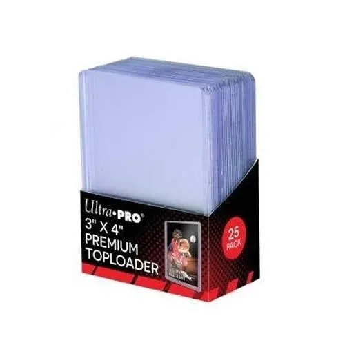 Ultra Pro - 3 X 4 Inch Toploaders Super Clear Premium 25 Pack