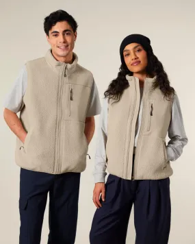 Unisex Recycled Sleeveless Sherpa Jacket | Liner STJU249