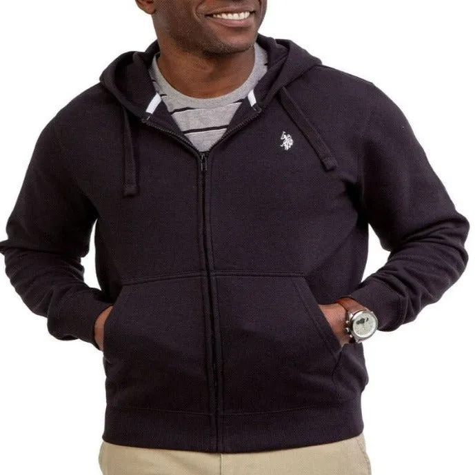 U.S. Polo Assn. Men's Fleece Full Zip  Hoodie