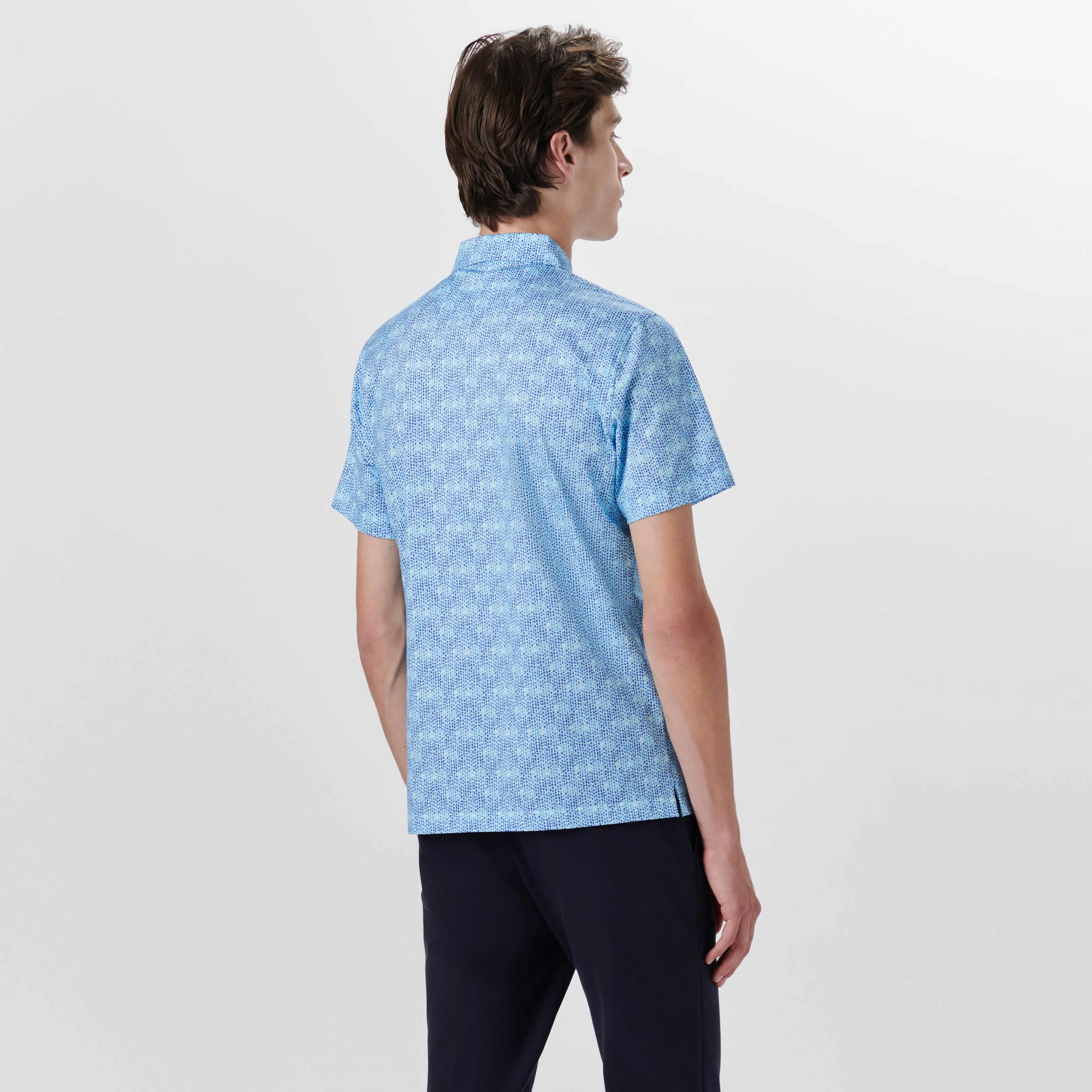 VICTOR Abstract Print OoohCotton Polo