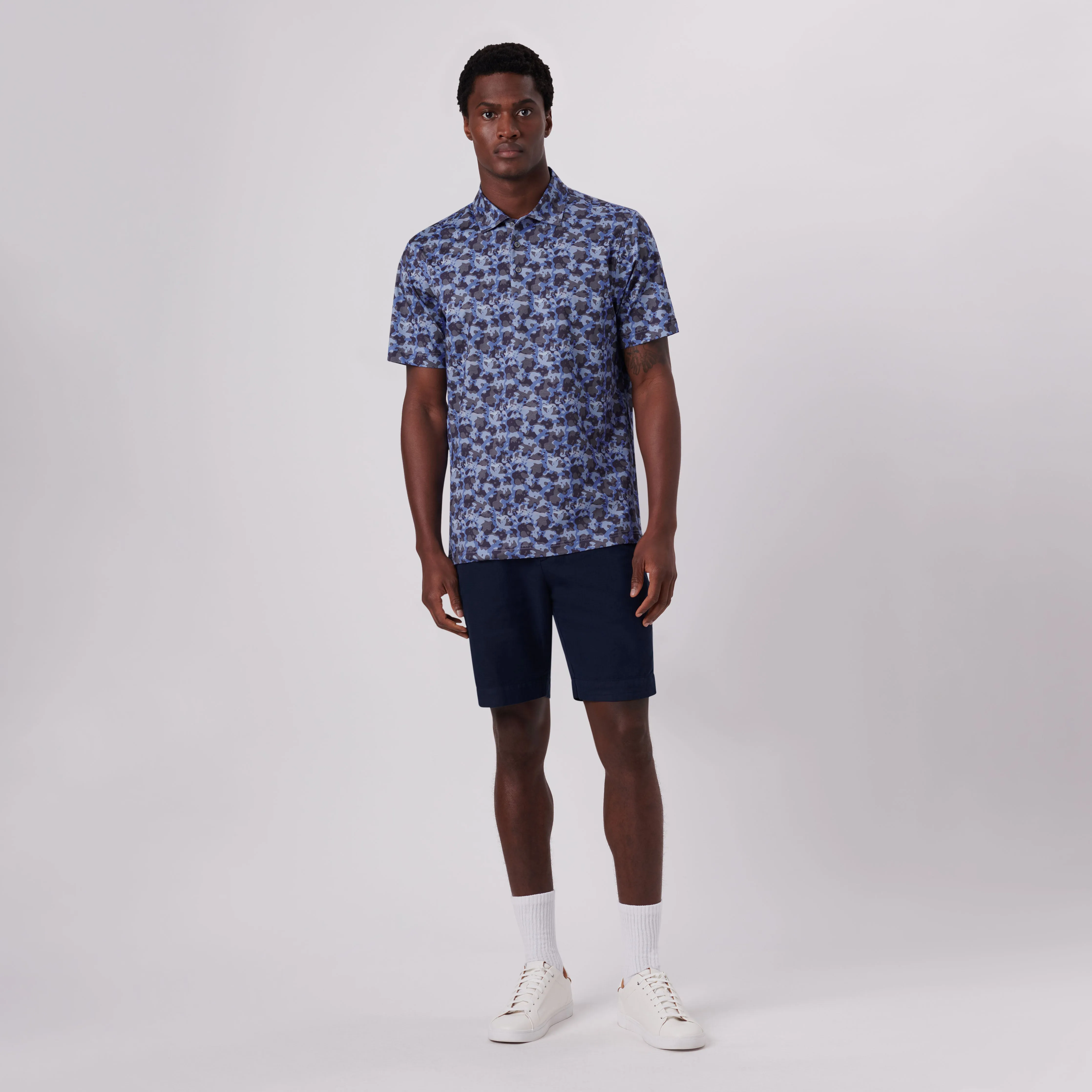 Victor Camouflage Print OoohCotton Polo