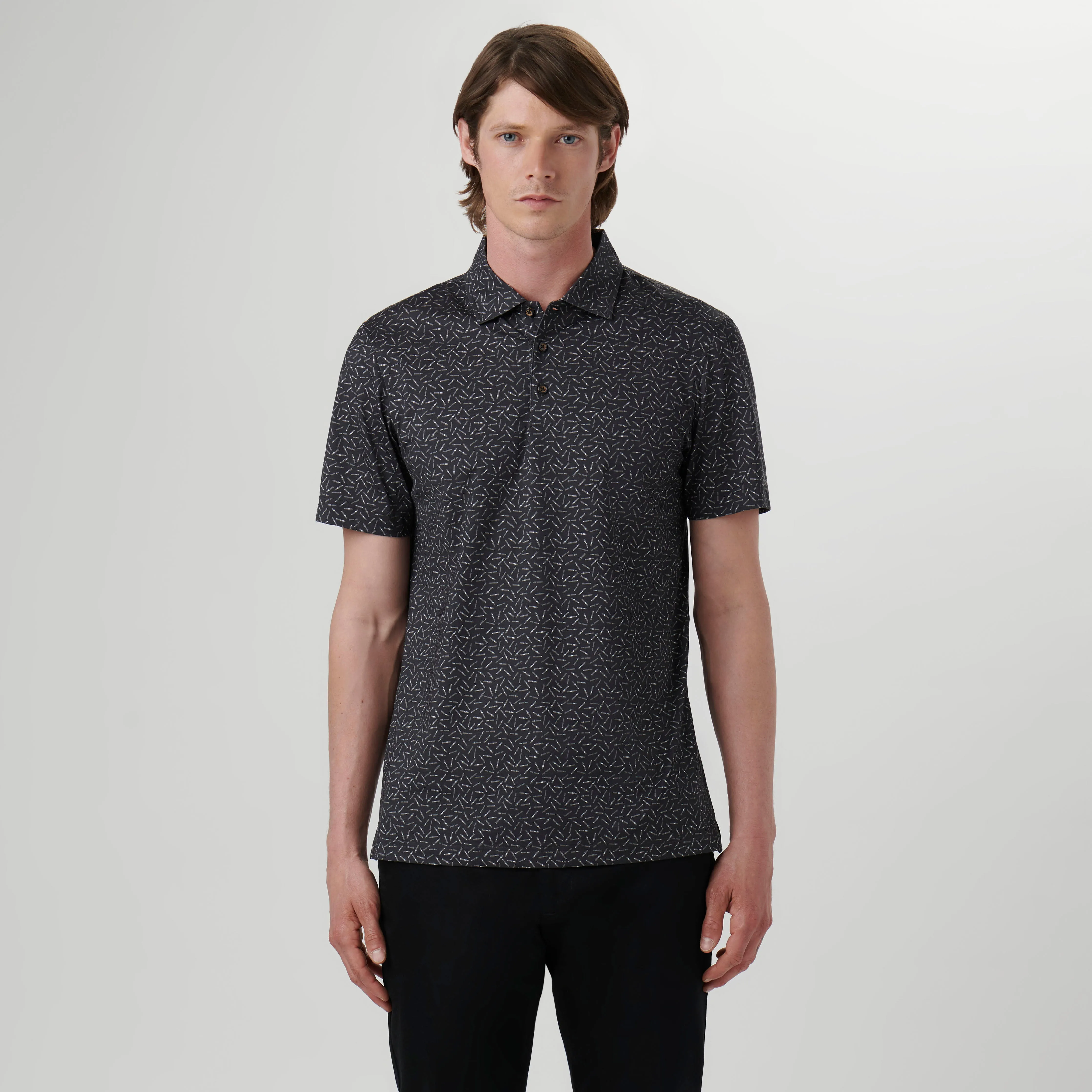 Victor Cigar Print OoohCotton Polo