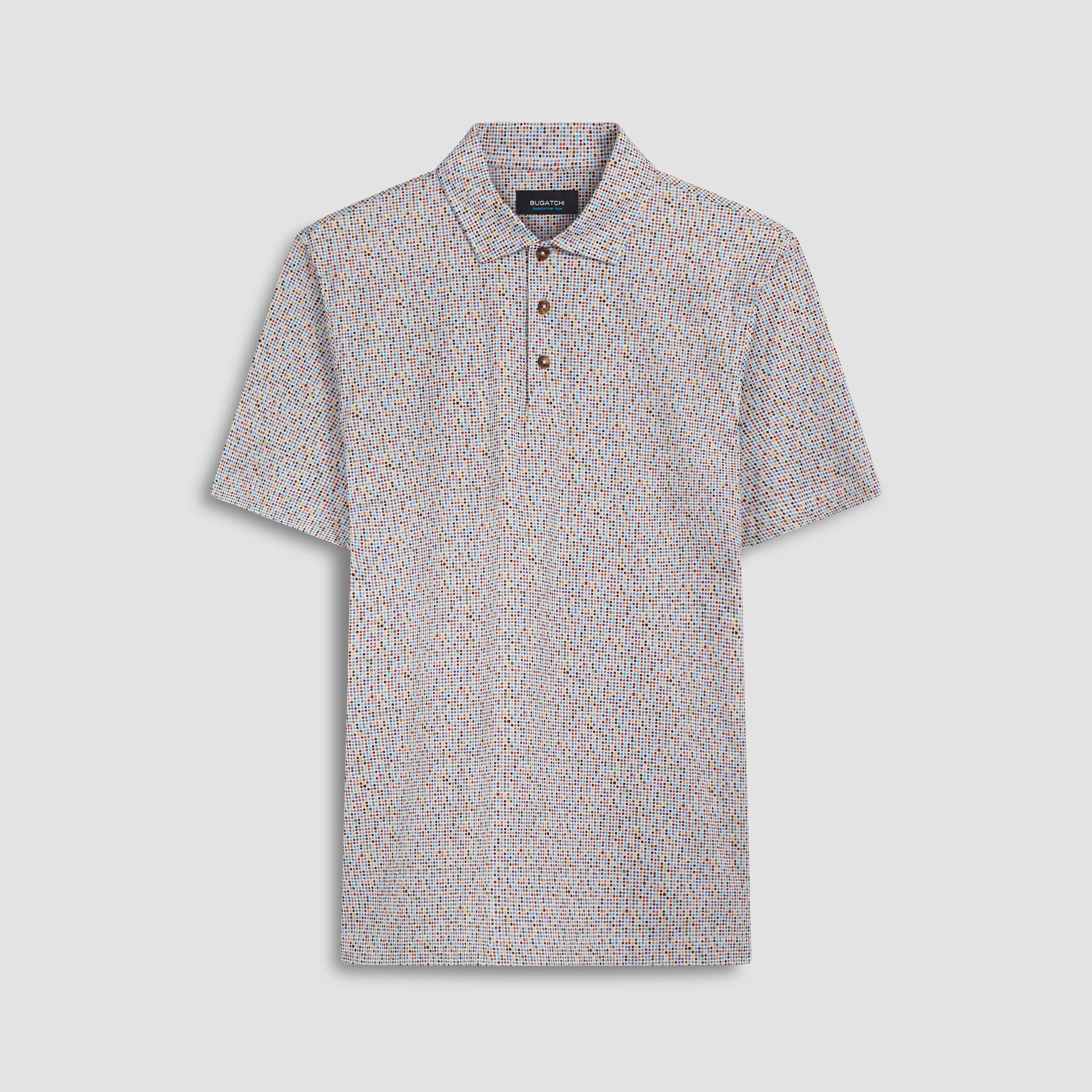 Victor Confetti Print OoohCotton Polo