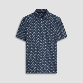 Victor Floral Pin Check OoohCotton Polo