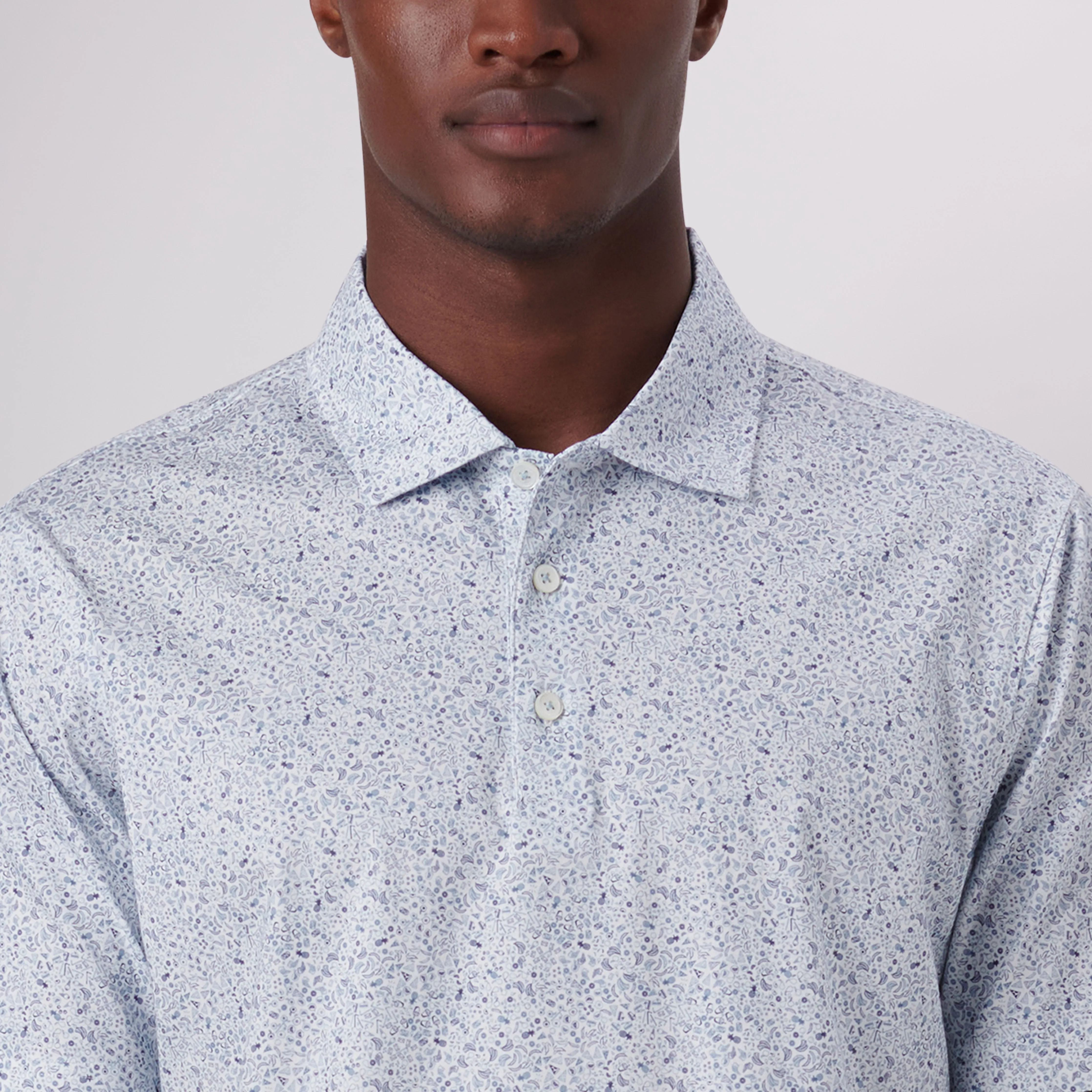 Victor Food Print OoohCotton Polo