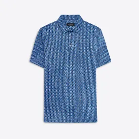 VICTOR Geometric Floral Print OoohCotton Polo