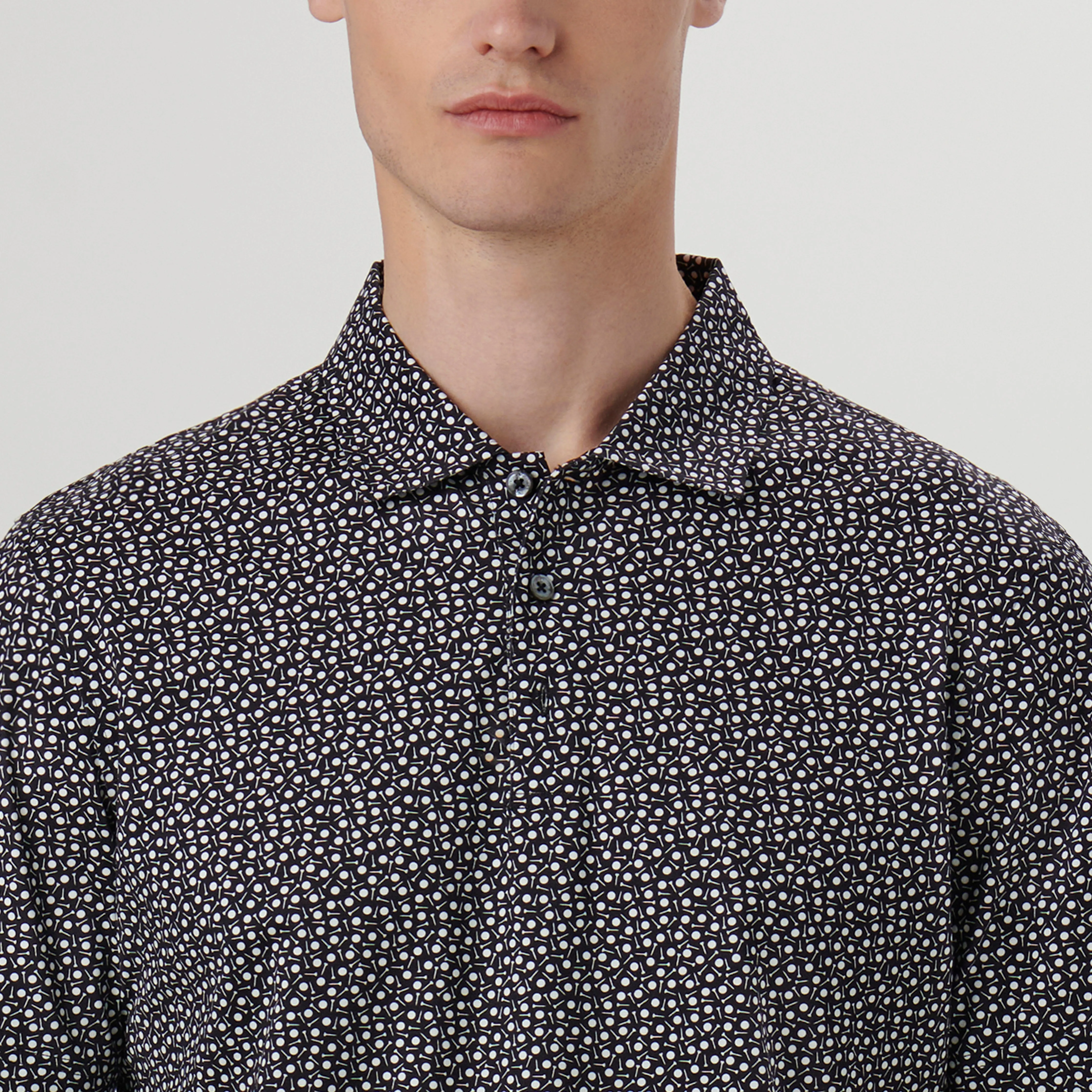 Victor Nail & Tack Print OoohCotton Polo