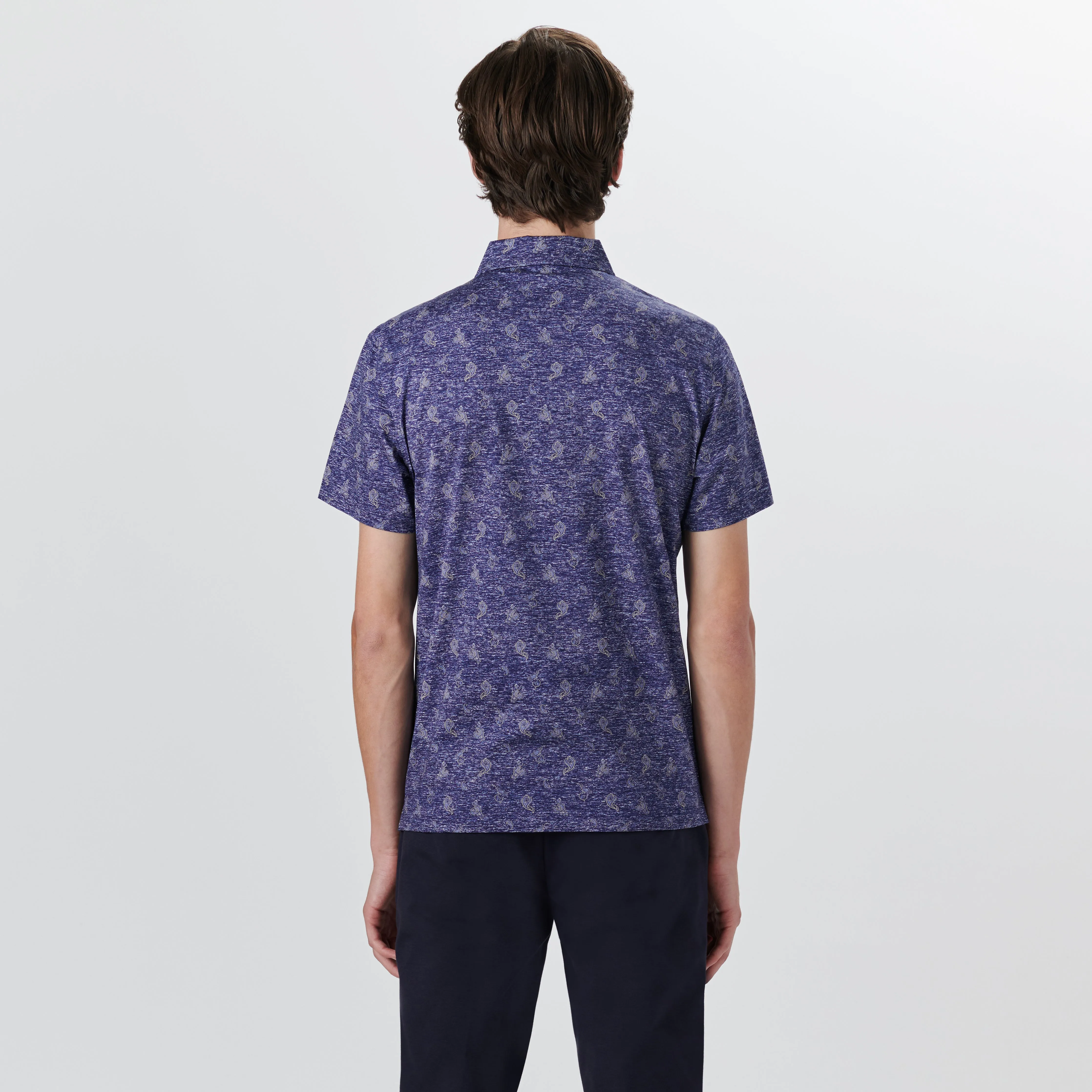 VICTOR Paisley Print OoohCotton Polo