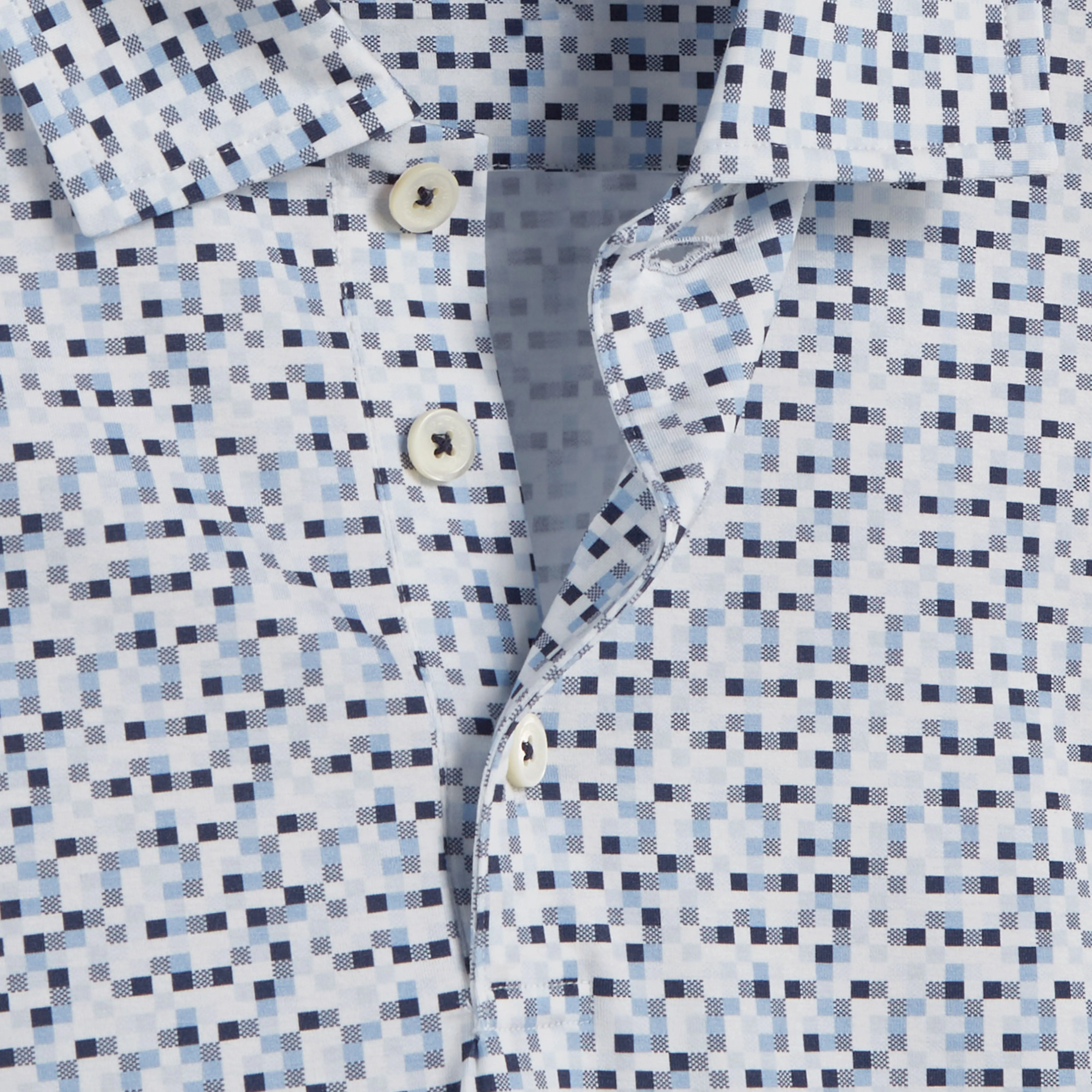 Victor Pixel Print OoohCotton Polo