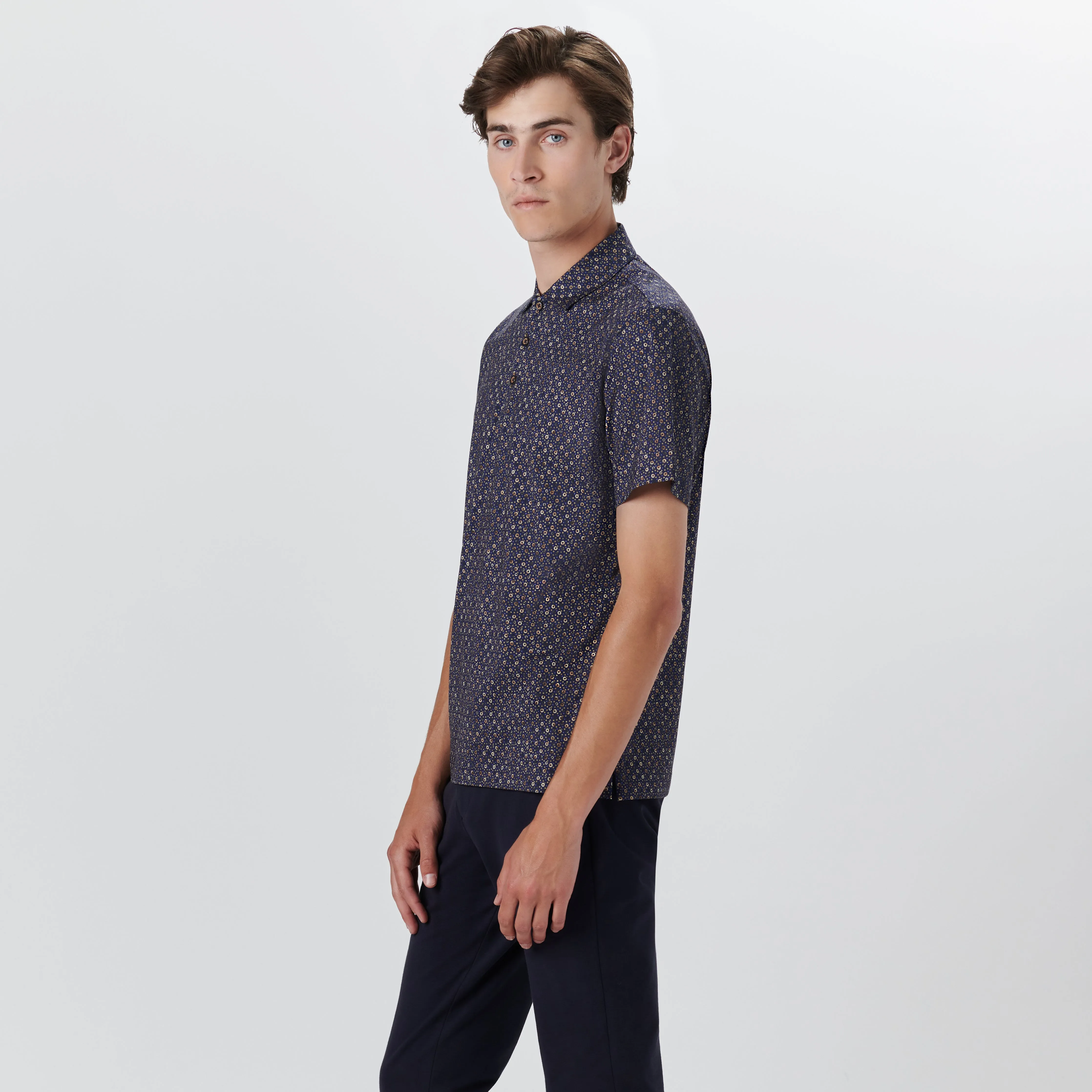 VICTOR Ring and Dot Print OoohCotton Polo