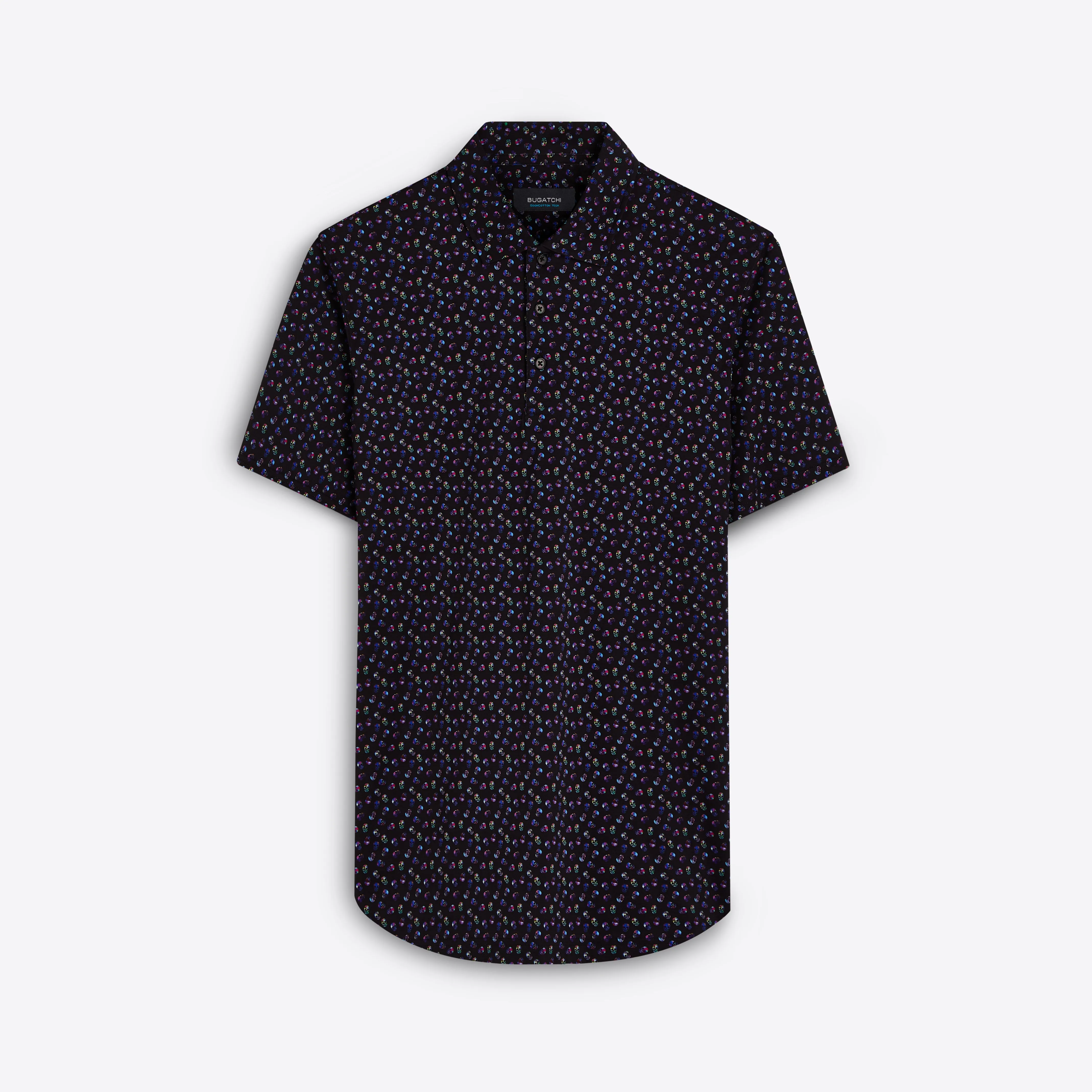 VICTOR Skull Print OoohCotton Polo