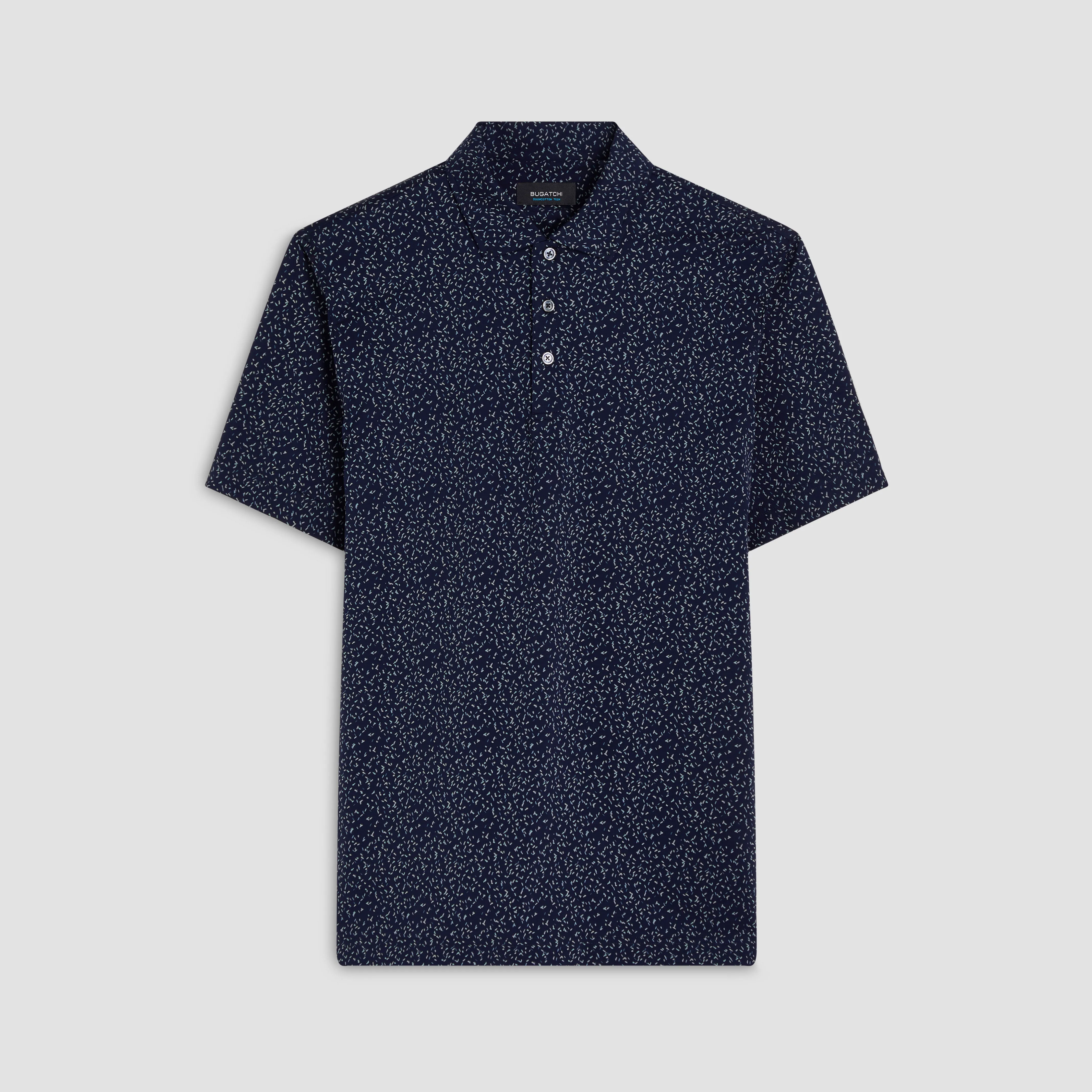 Victor Speckled Print OoohCotton Polo