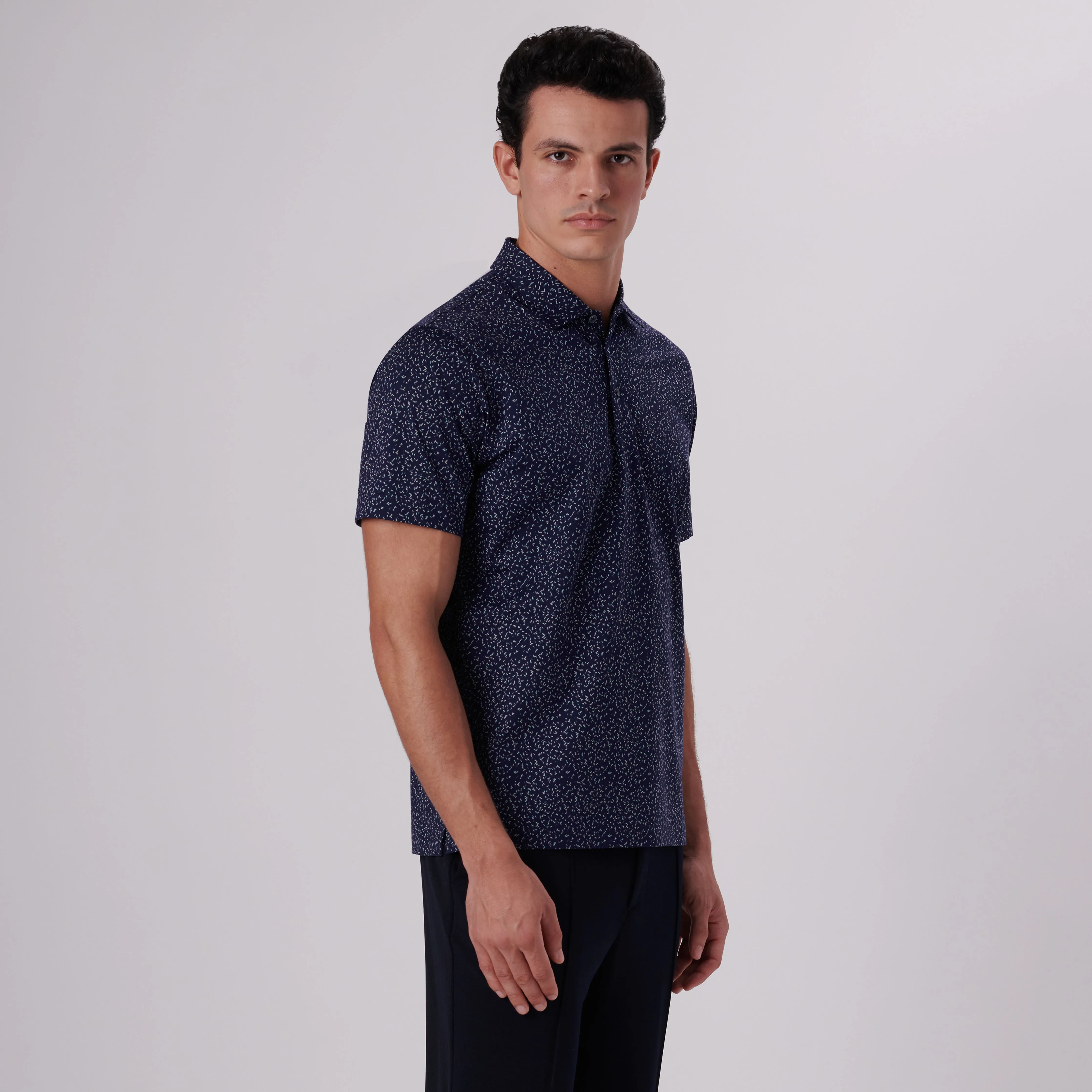 Victor Speckled Print OoohCotton Polo