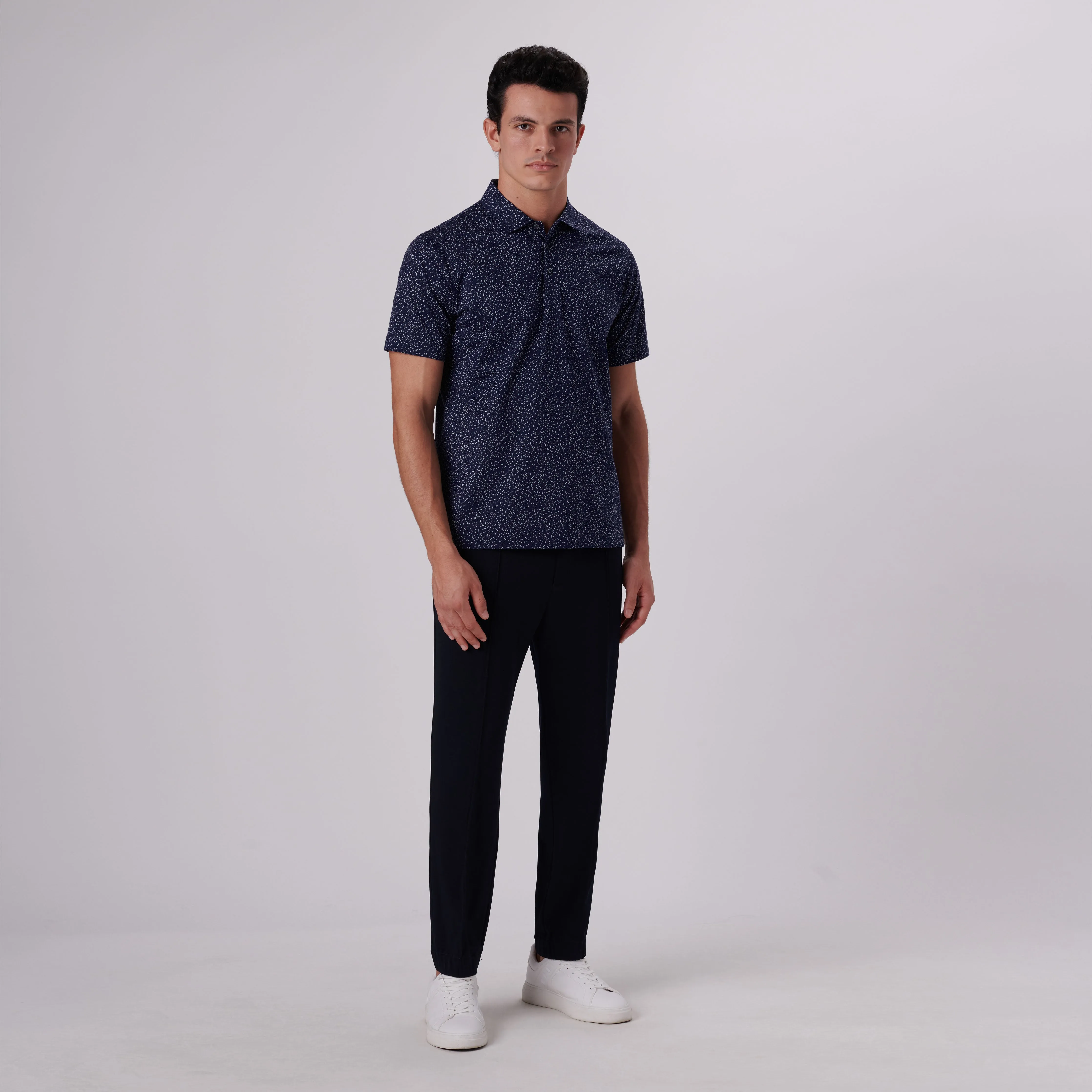 Victor Speckled Print OoohCotton Polo