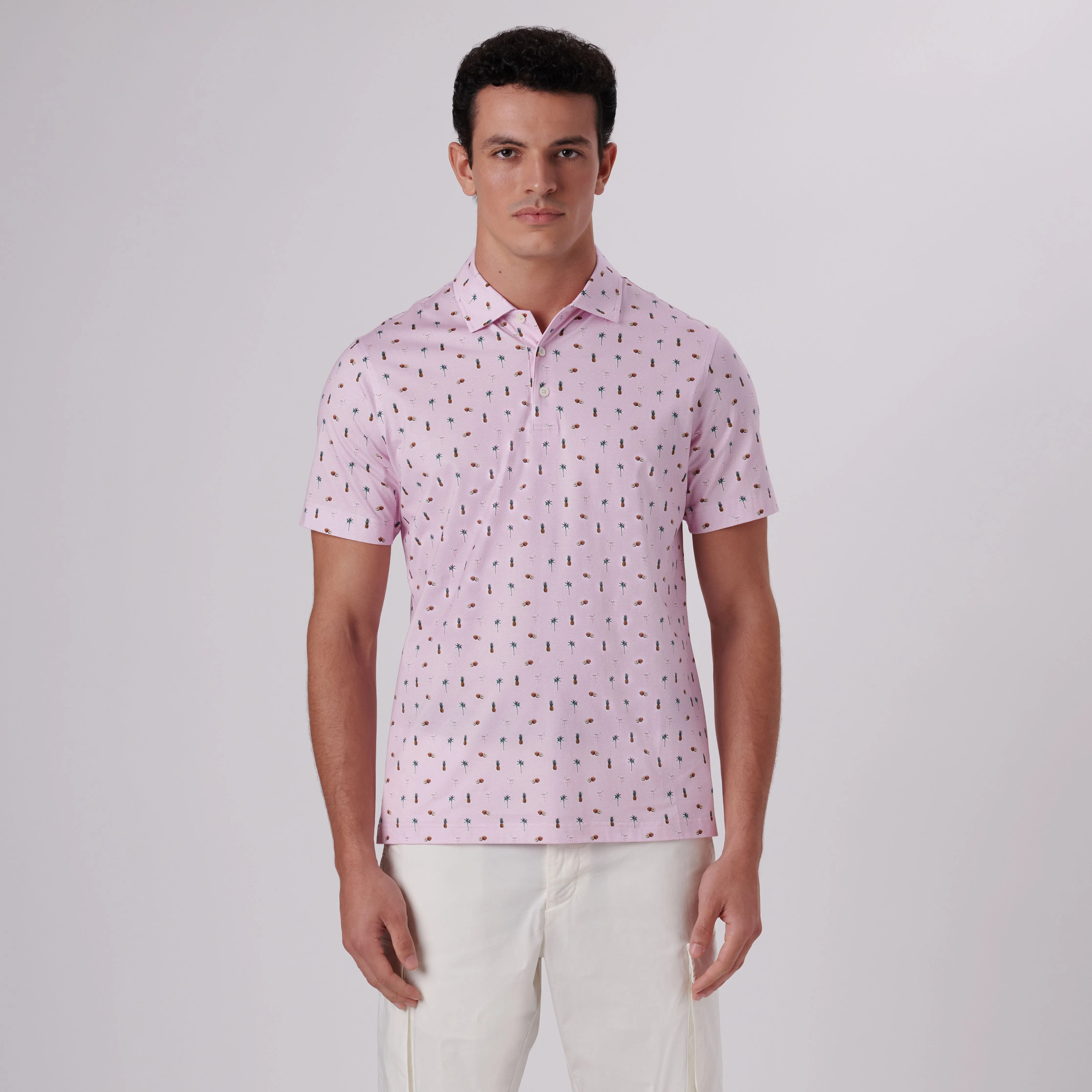 Victor Tropical Print OoohCotton Polo