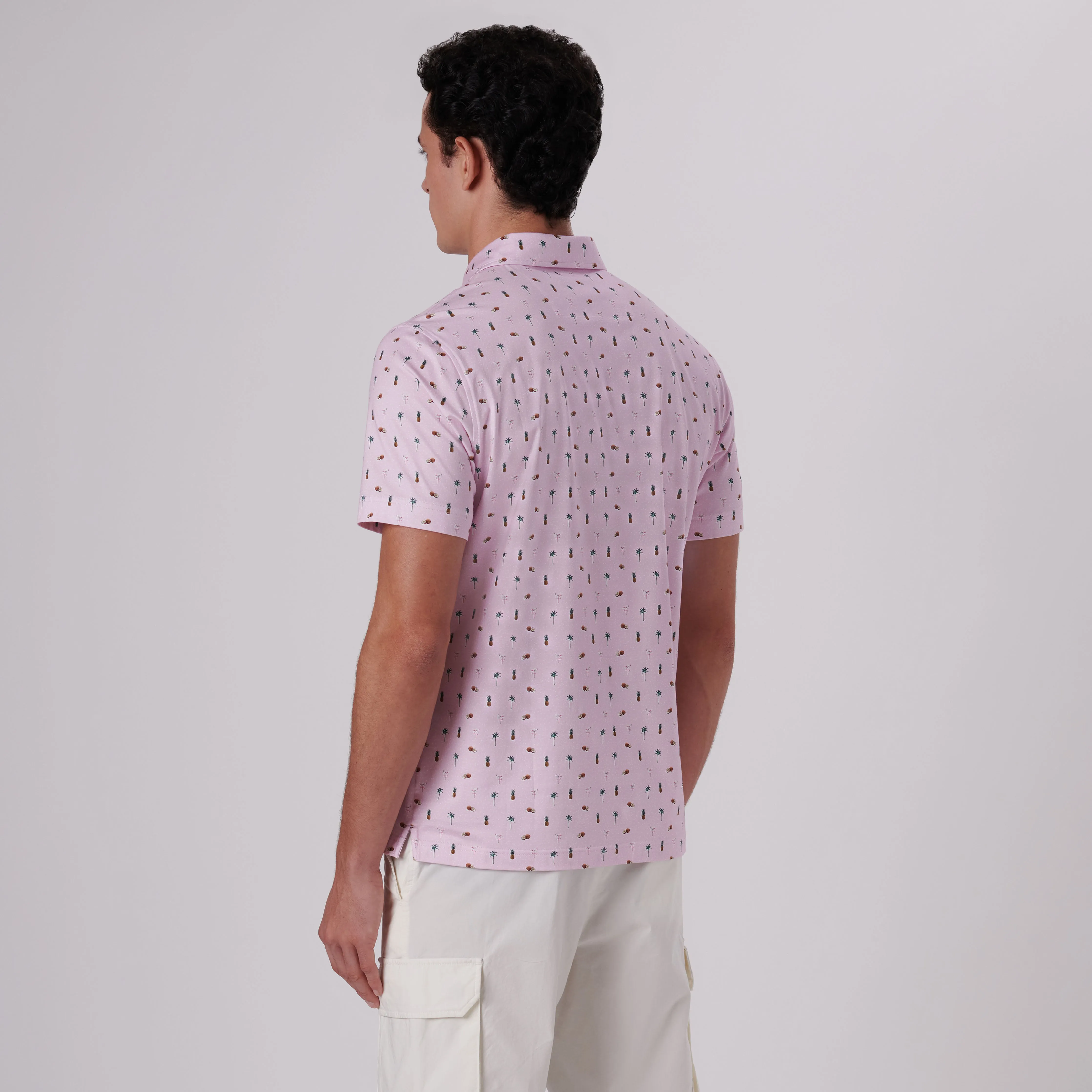 Victor Tropical Print OoohCotton Polo