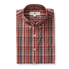 Watkins Plaid Cotton Poplin Sport Shirt