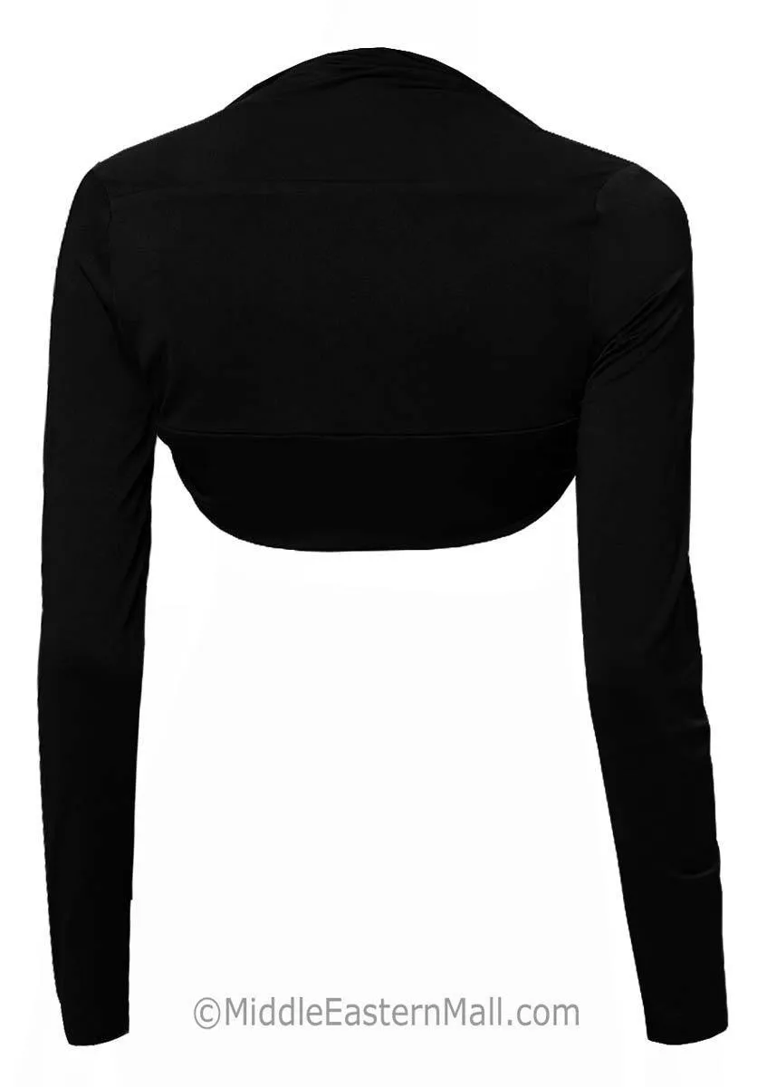 Wholesale Women's Bolero Shrug Set of 6 Black and White - CLOSEOUT CLEARANCE