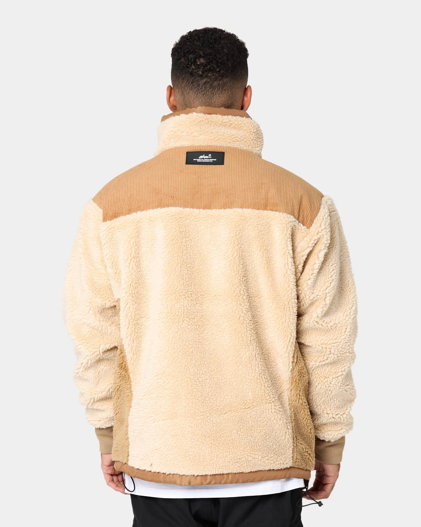 WNDRR Middleton Sherpa Jacket Tan/Mocca