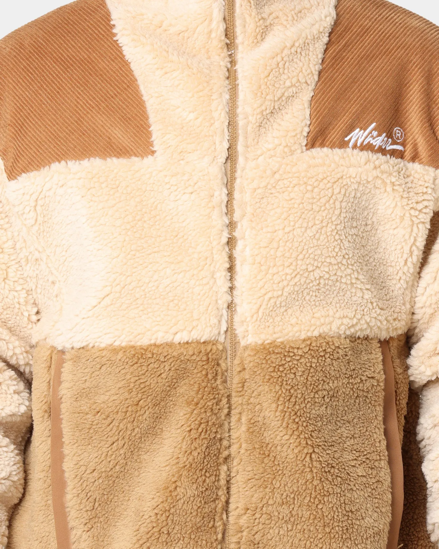 WNDRR Middleton Sherpa Jacket Tan/Mocca