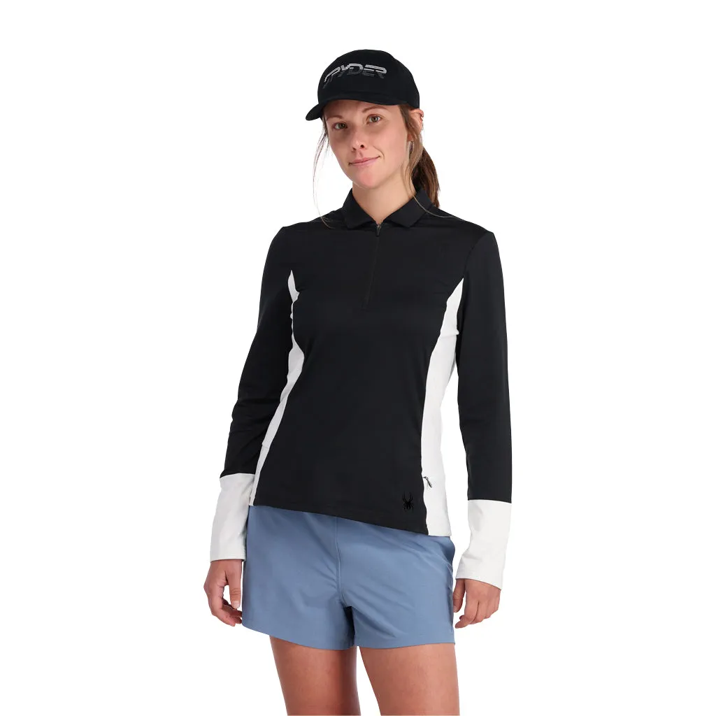 Womens Arc Graphene Tech Zip Neck - Black