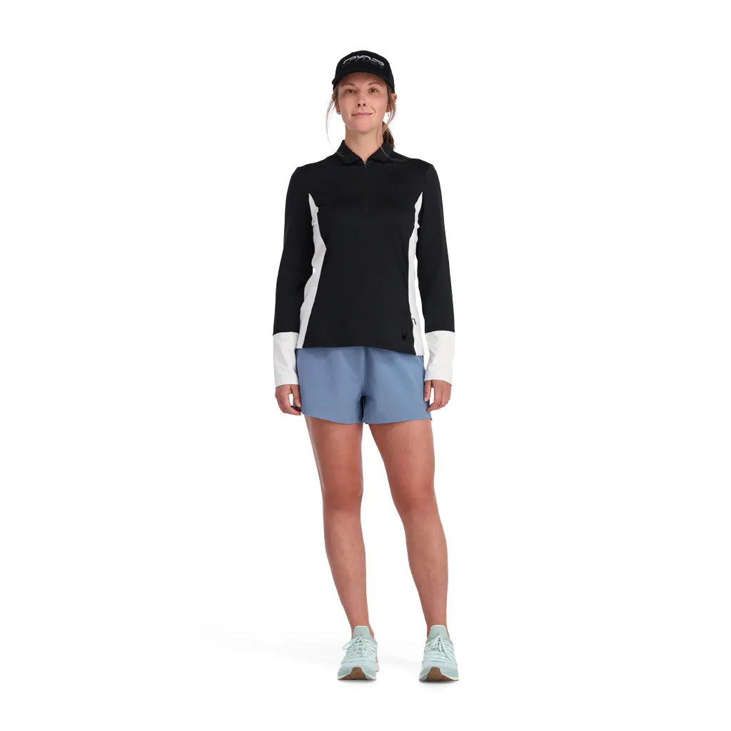 Womens Arc Graphene Tech Zip Neck - Black