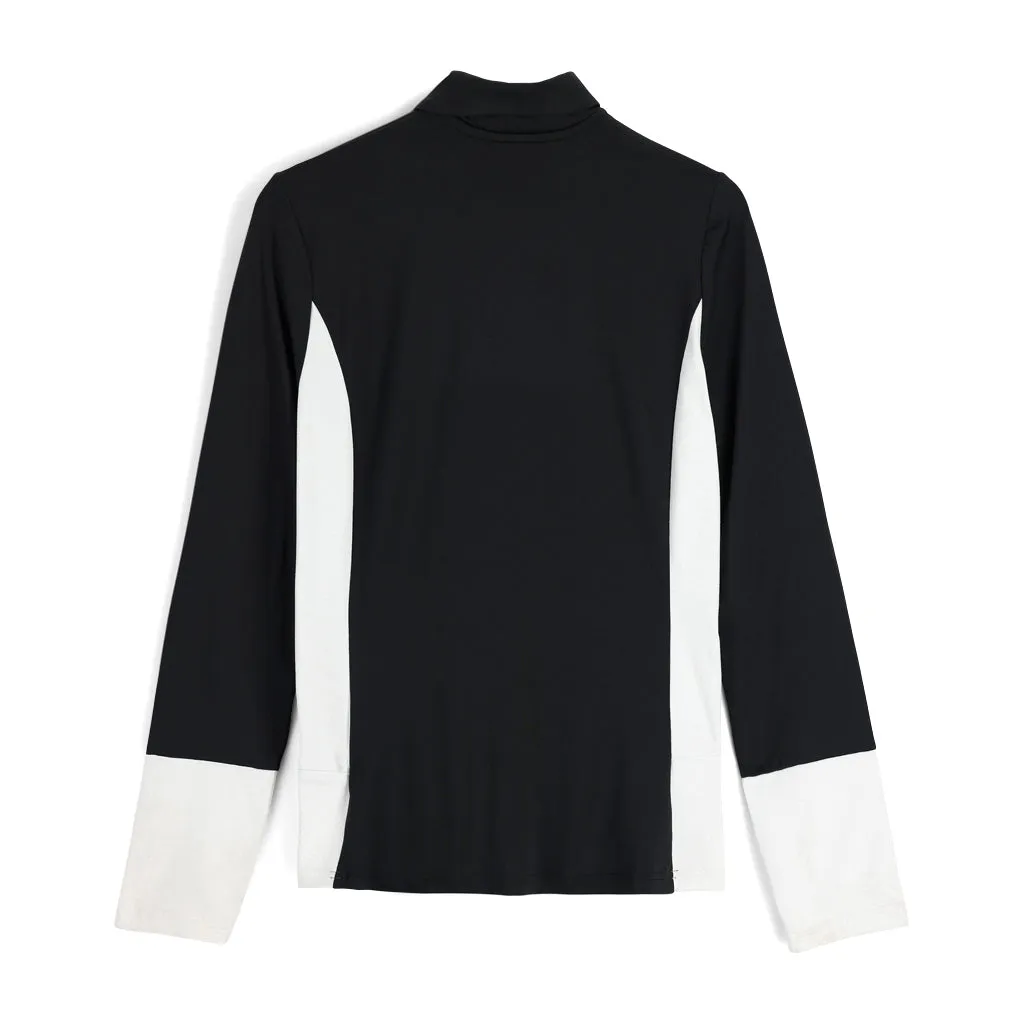 Womens Arc Graphene Tech Zip Neck - Black