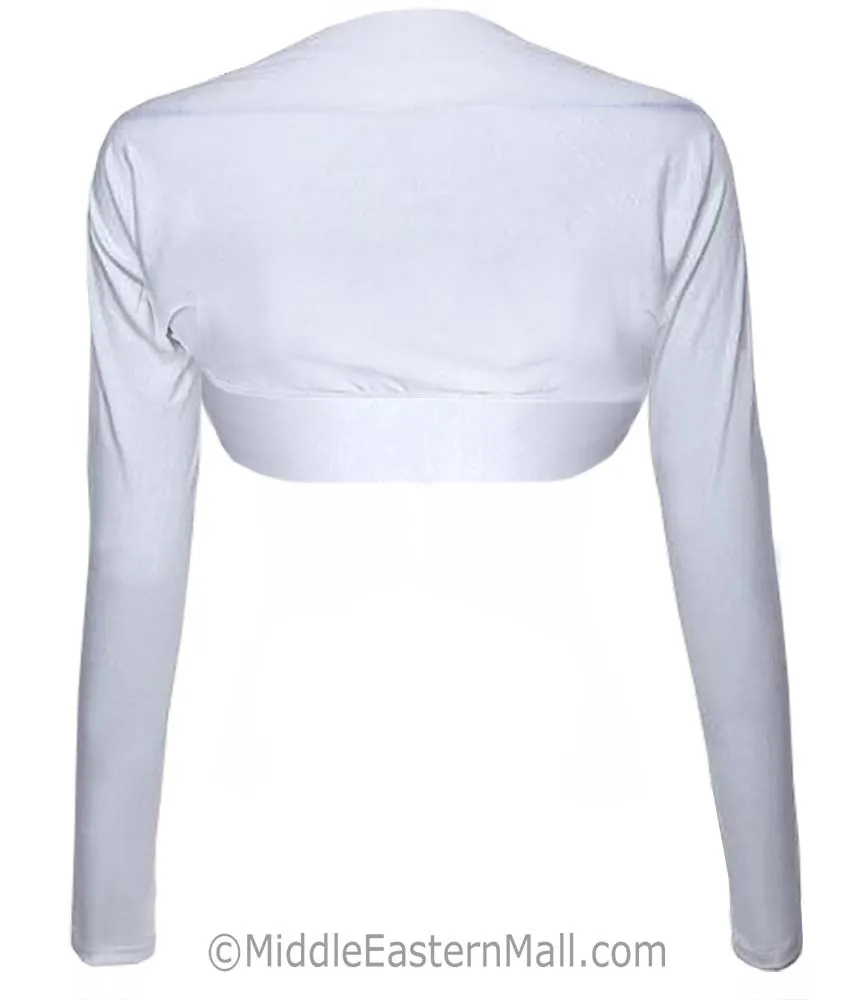 Women's Bolero Shrug in Black or White