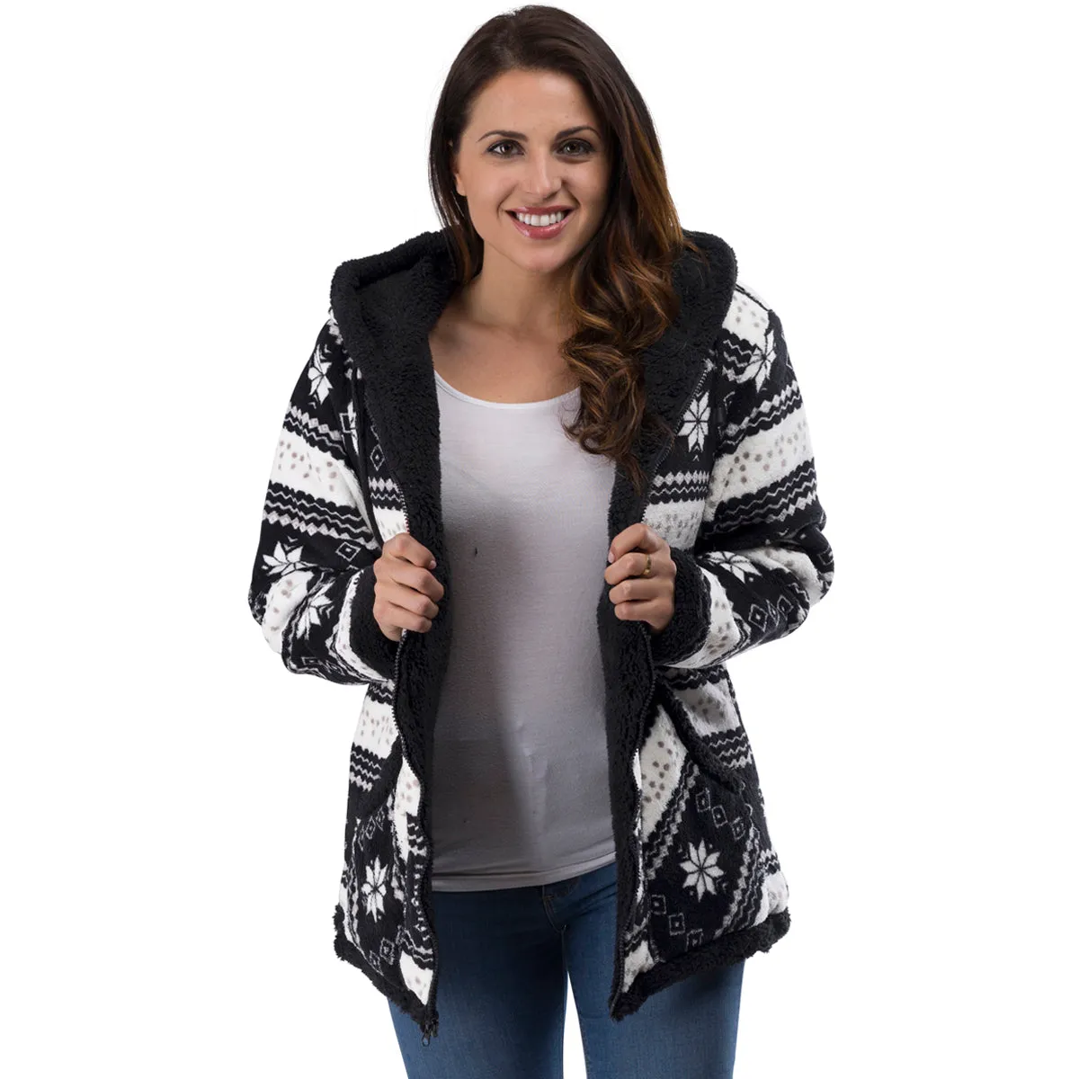 Women's Plush Nordic Sherpa Lined Jacket