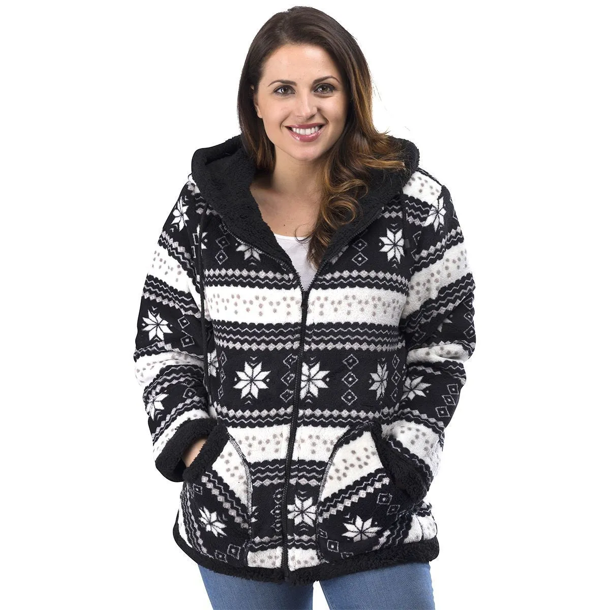 Women's Plush Nordic Sherpa Lined Jacket