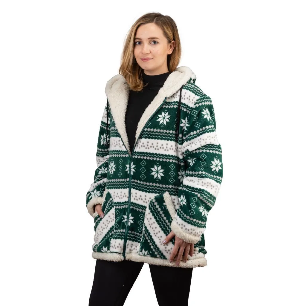 Women's Plush Nordic Sherpa Lined Jacket