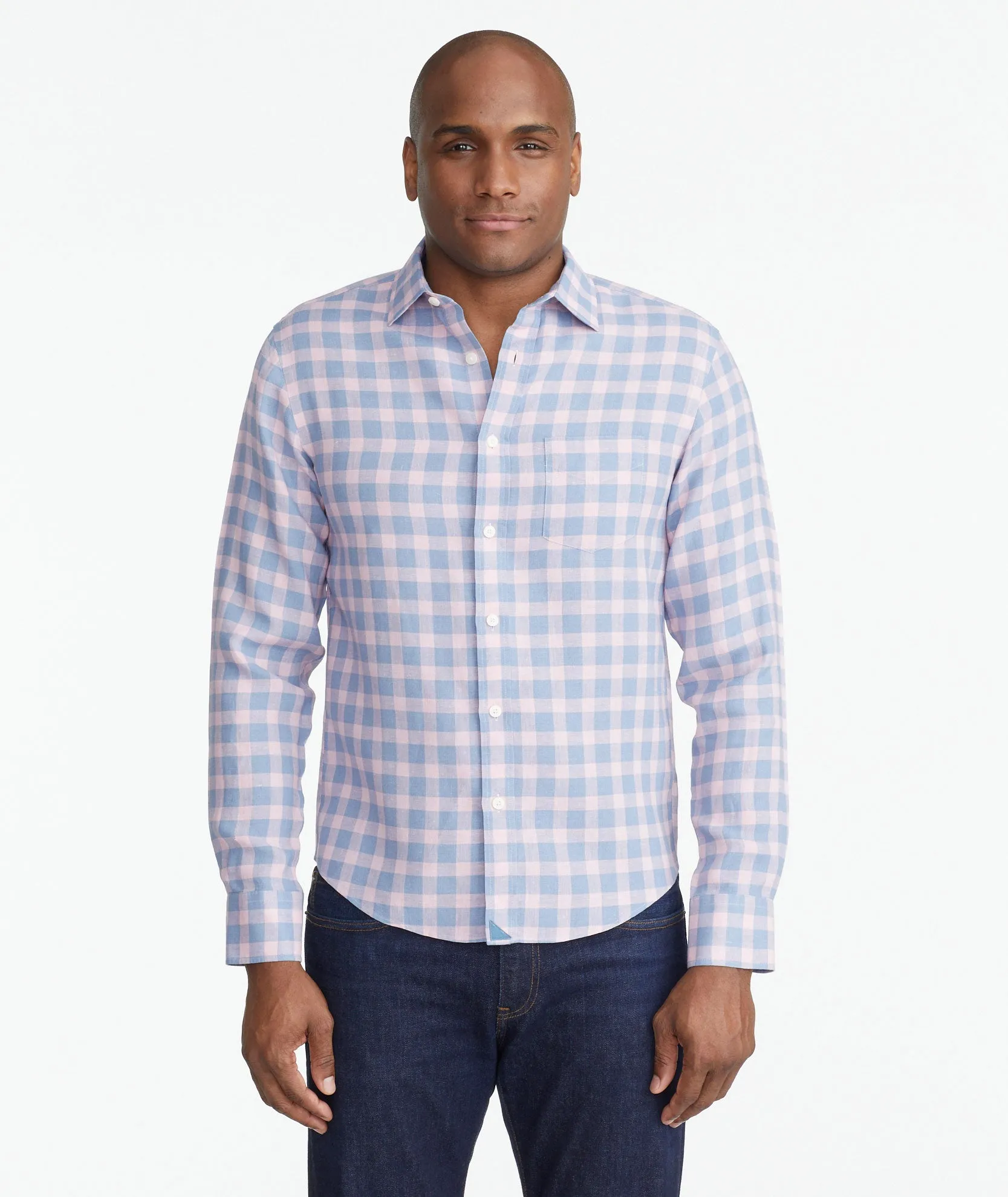 Wrinkle-Resistant Linen Sutton Shirt - FINAL SALE