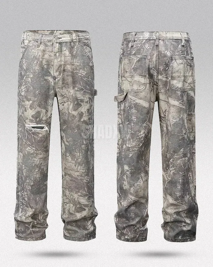 Y2K Camo Print Jeans