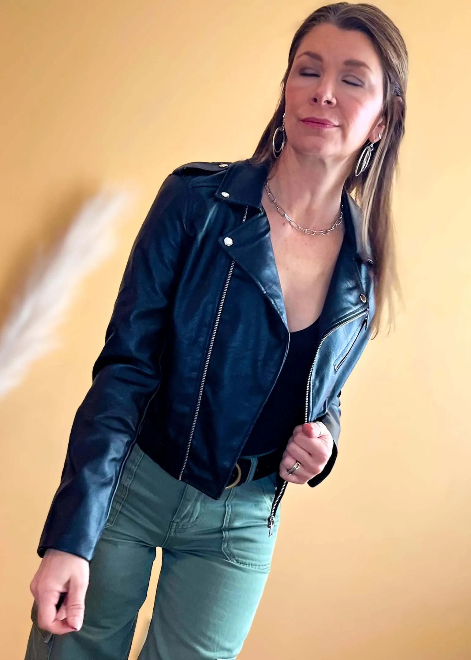 You're the One Faux Leather Moto Jacket