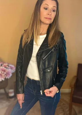 You're the One Faux Leather Moto Jacket