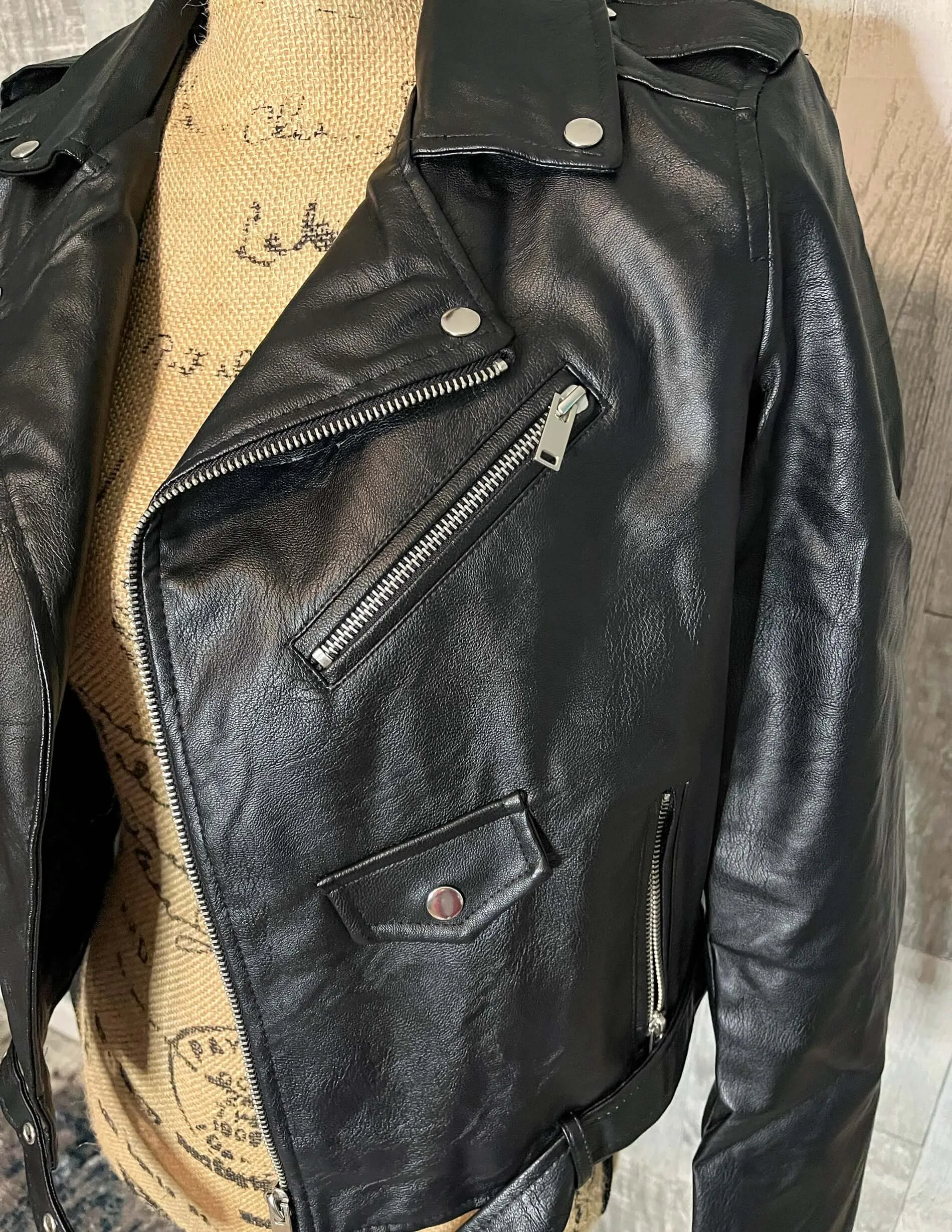 You're the One Faux Leather Moto Jacket